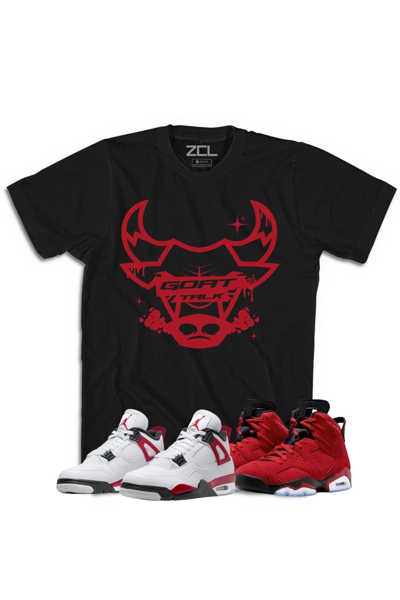 Goat Talk Tee (Red Logo)