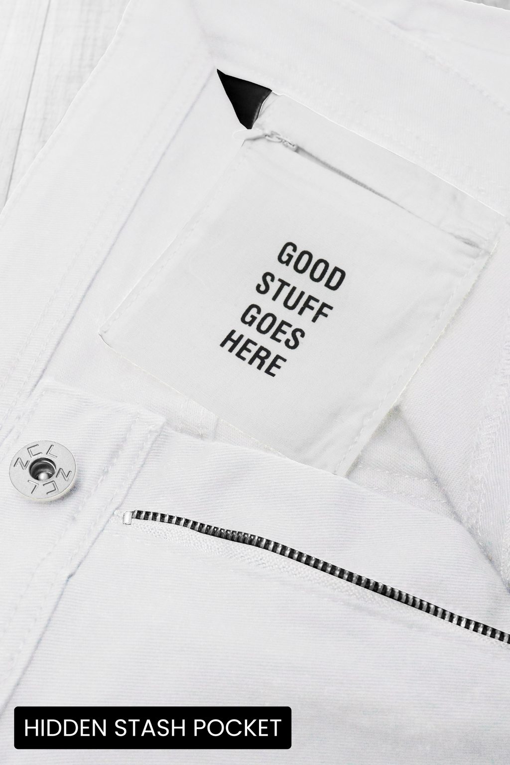 Vortex Stacked Denim (White)