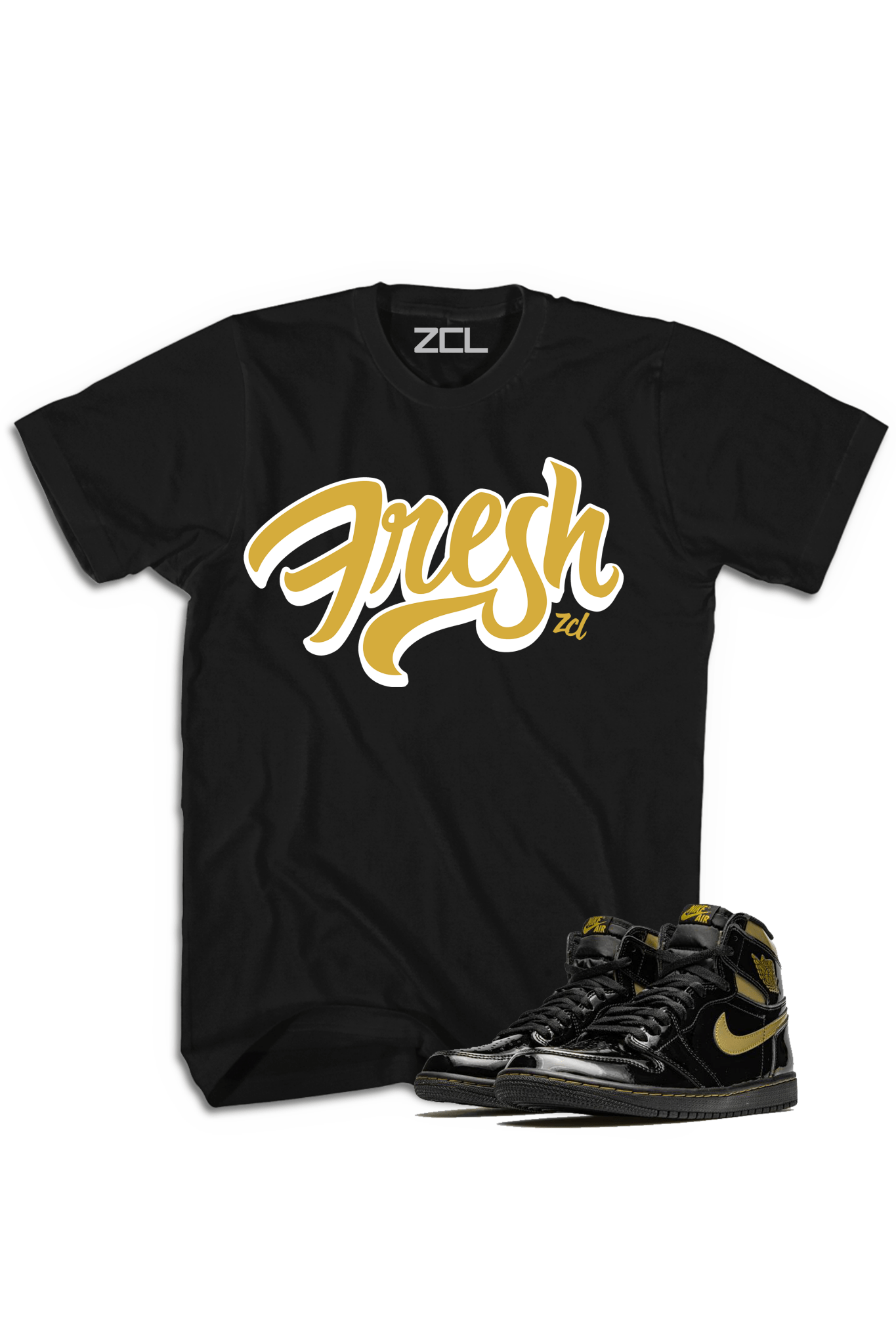 Air Jordan 1 High OG "Fresh" Tee (Metallic Gold)