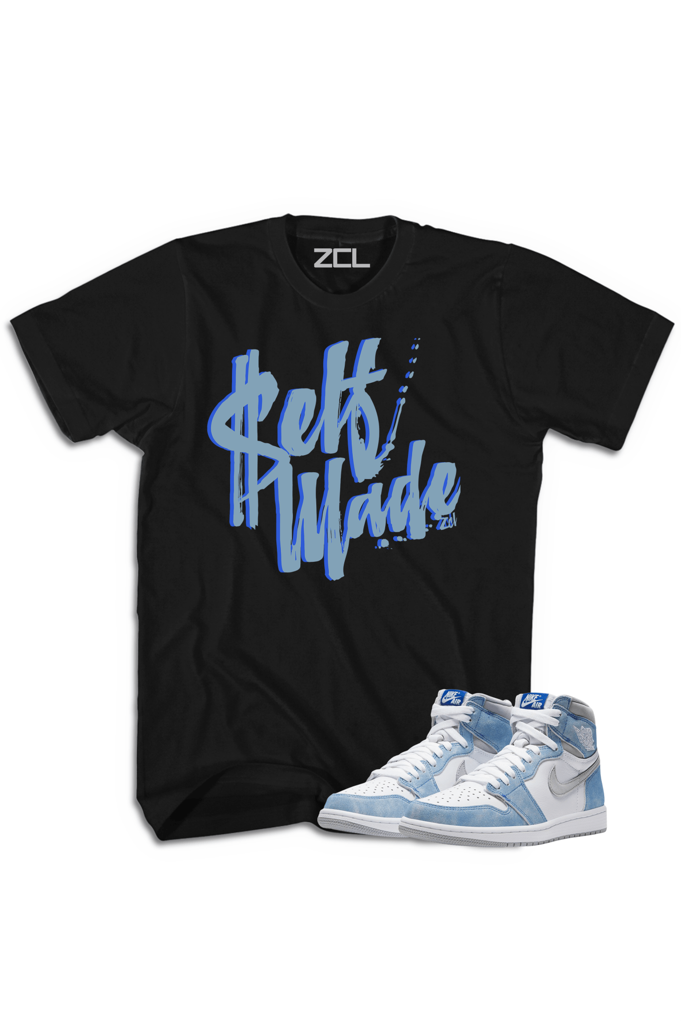 Air Jordan 1 High OG "Self Made" Tee (Hyper Royal)