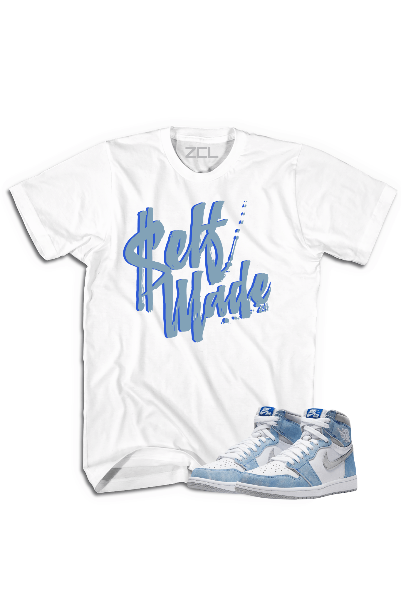 Air Jordan 1 High OG "Self Made" Tee (Hyper Royal)