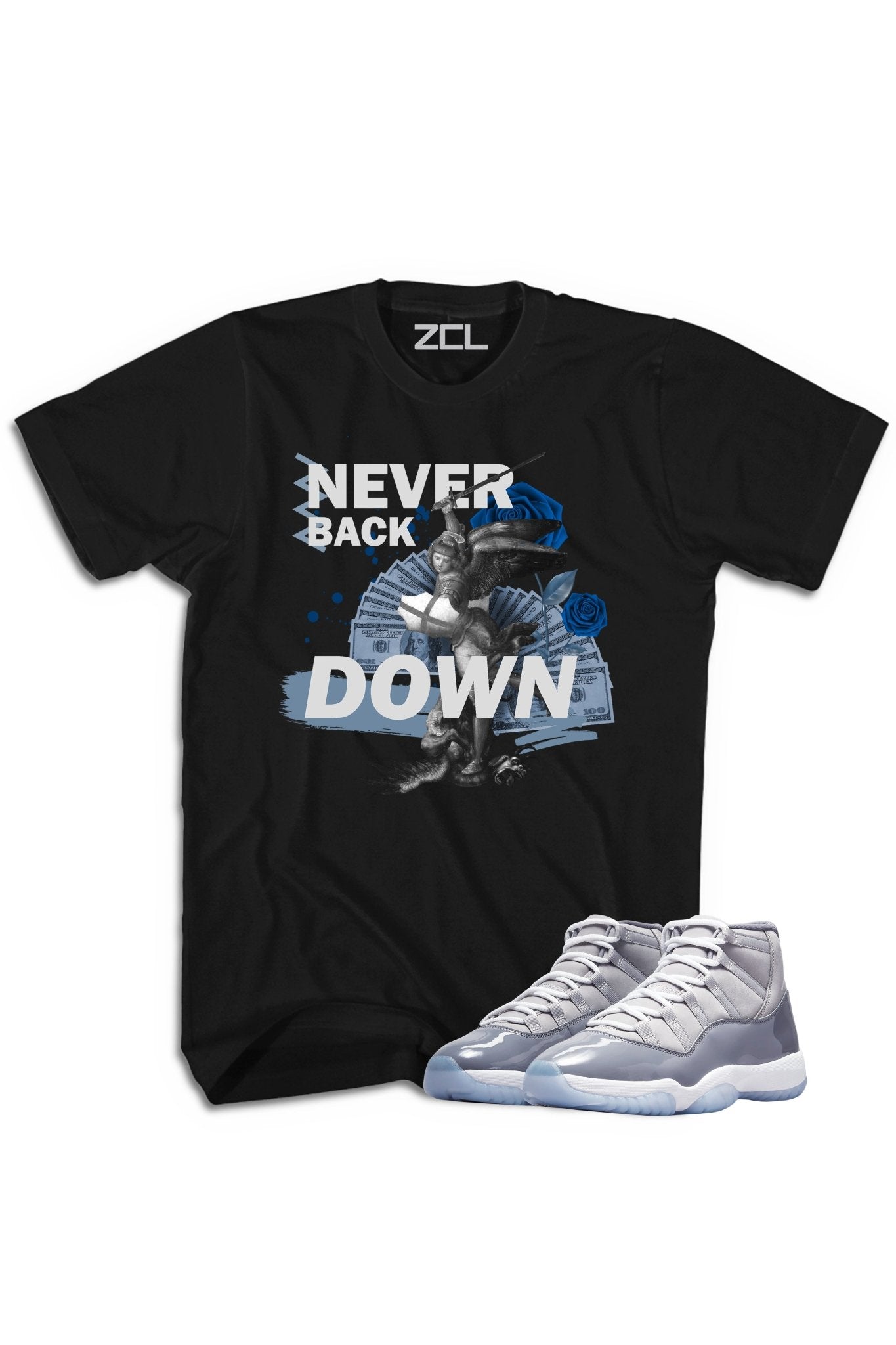Air Jordan 11 "Never Back Down" Tee Cool Grey
