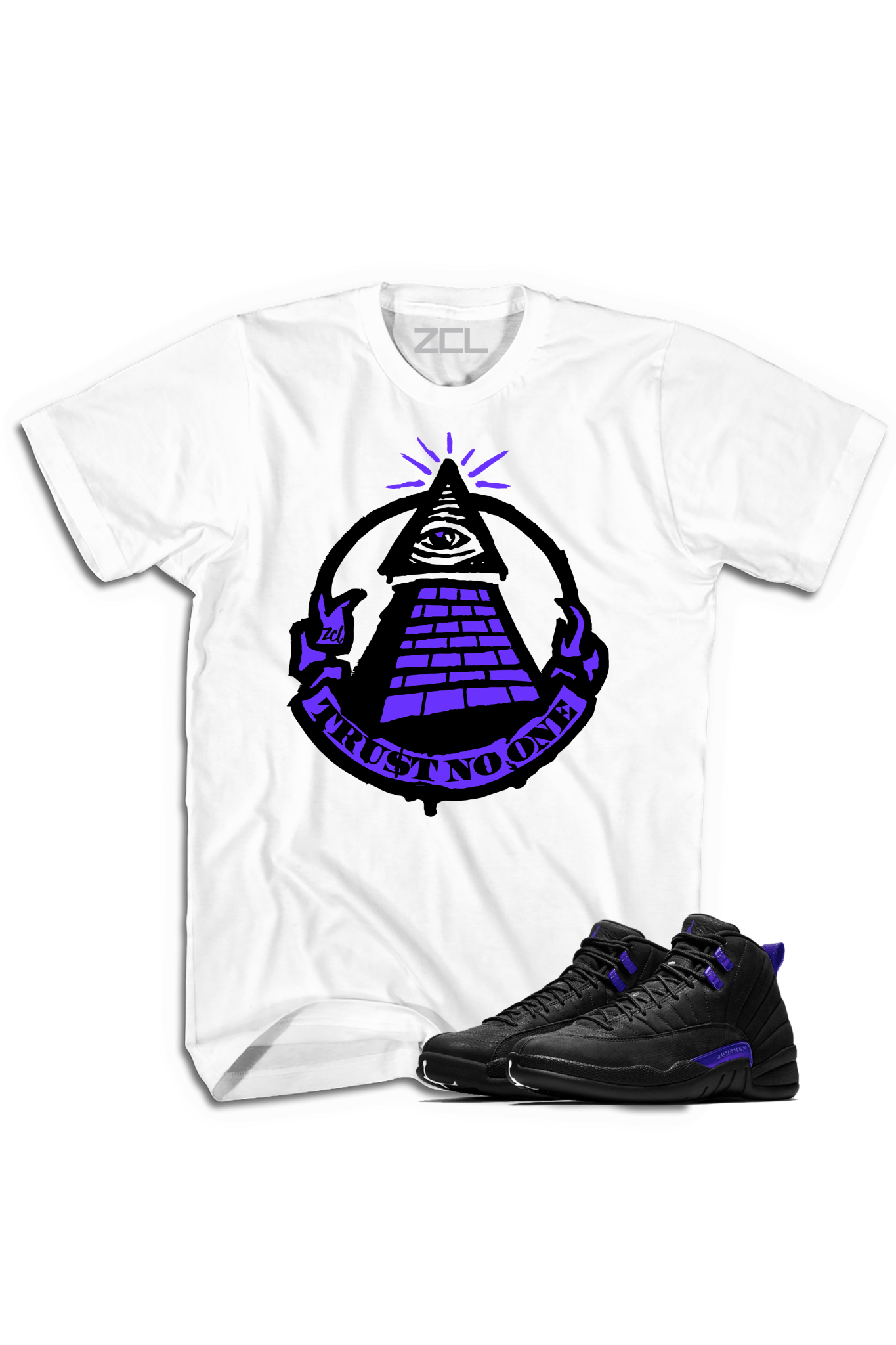 Air Jordan 12 "Trust No One" Tee (Dark Concord)