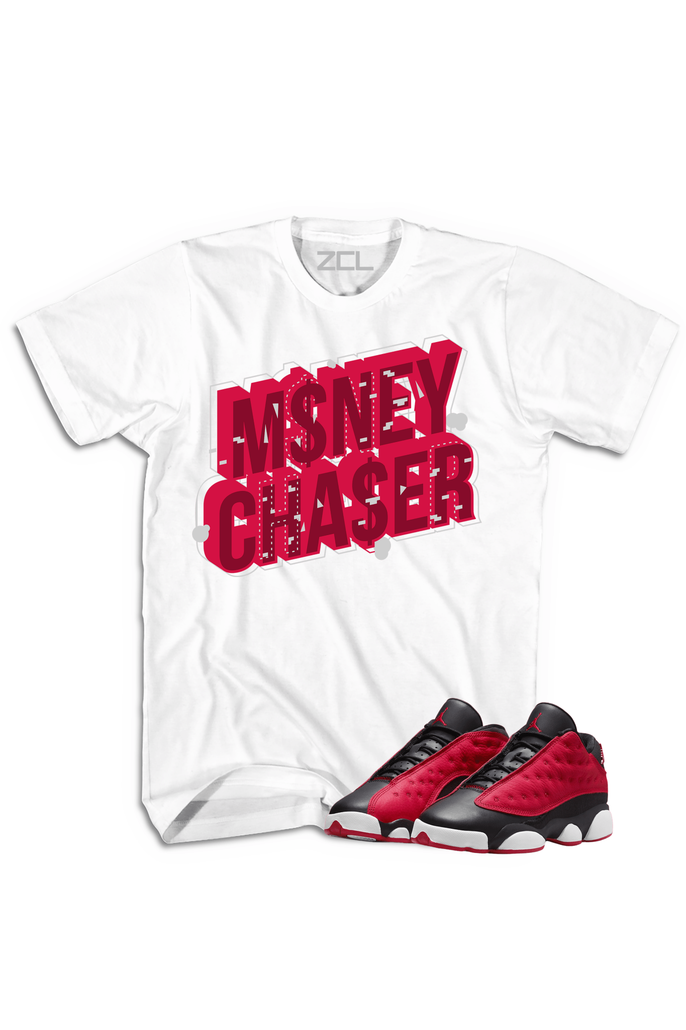 Air Jordan 13 Low "Money Chaser" Tee Very Berry