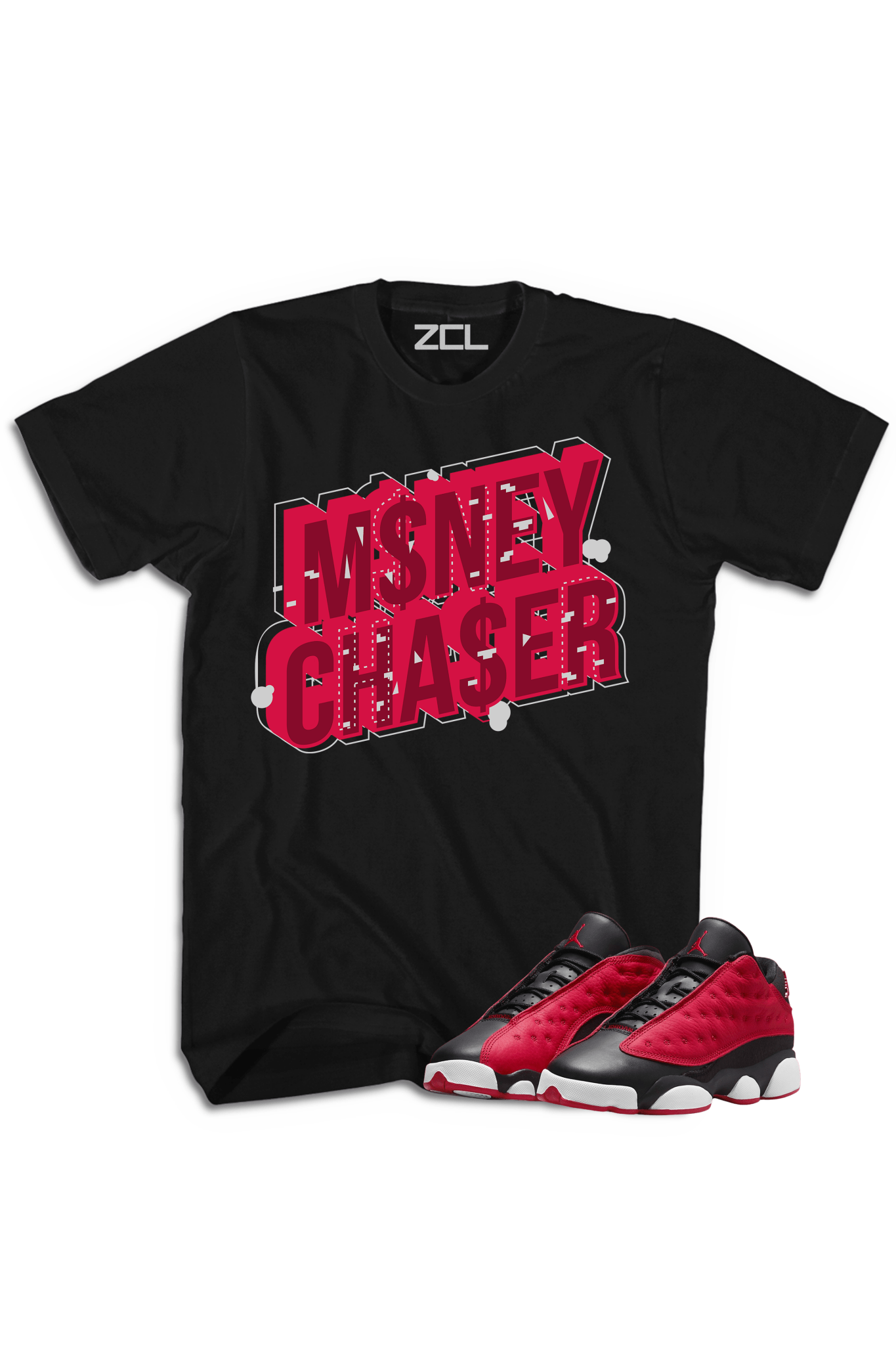 Air Jordan 13 Low "Money Chaser" Tee Very Berry