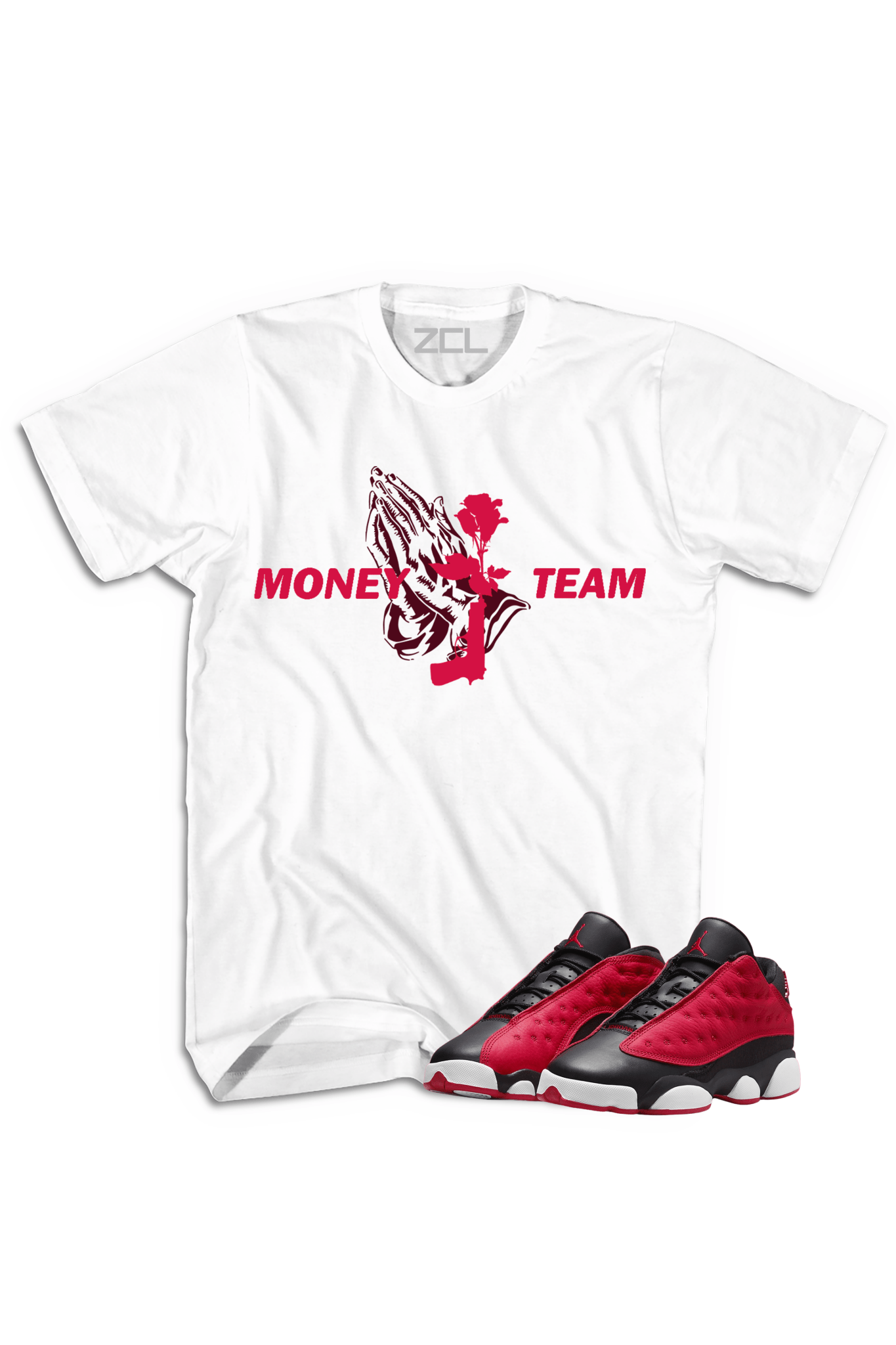 Air Jordan 13 Low "Money Team" Tee Very Berry