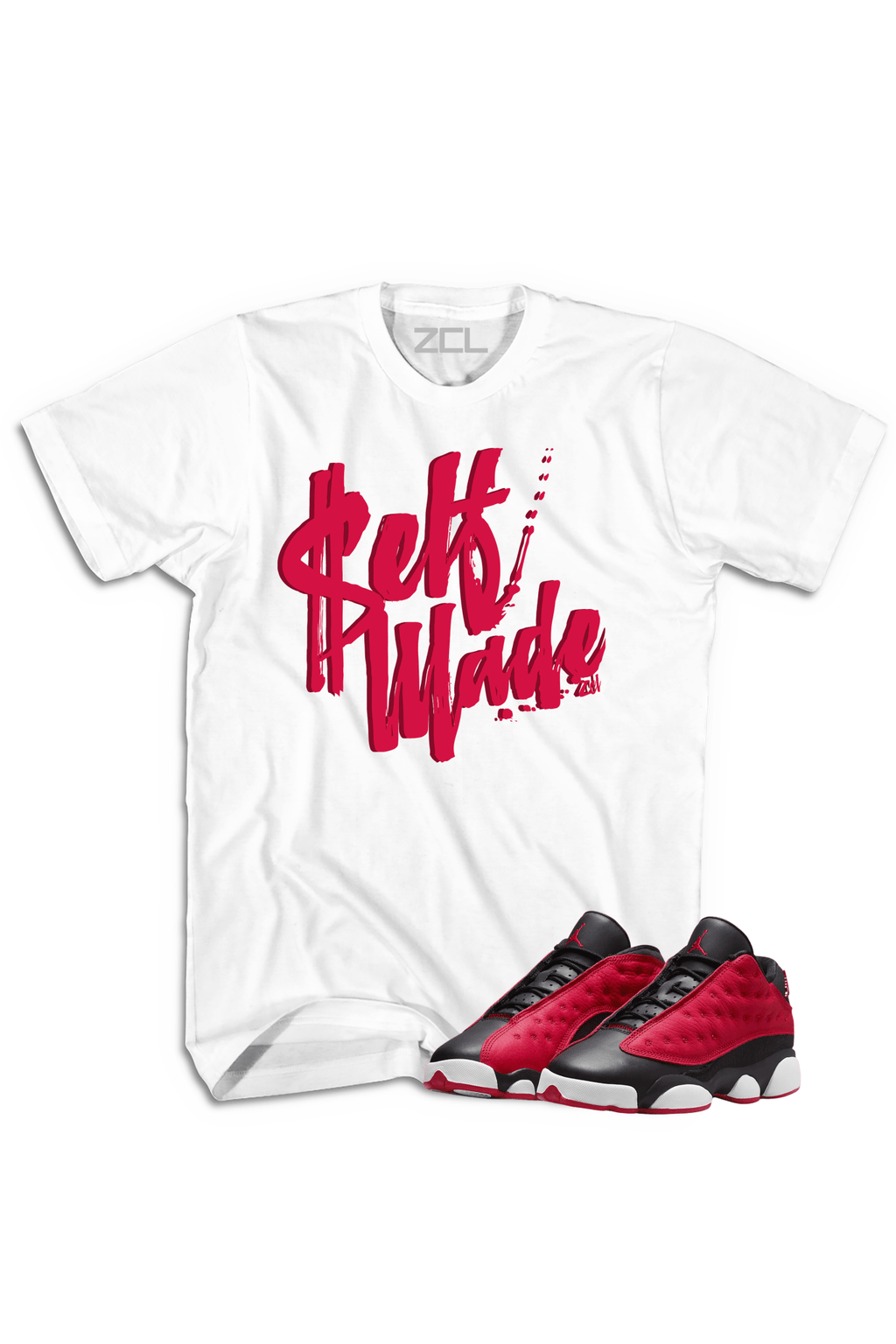 Air Jordan 13 Low "Self Made" Tee Very Berry