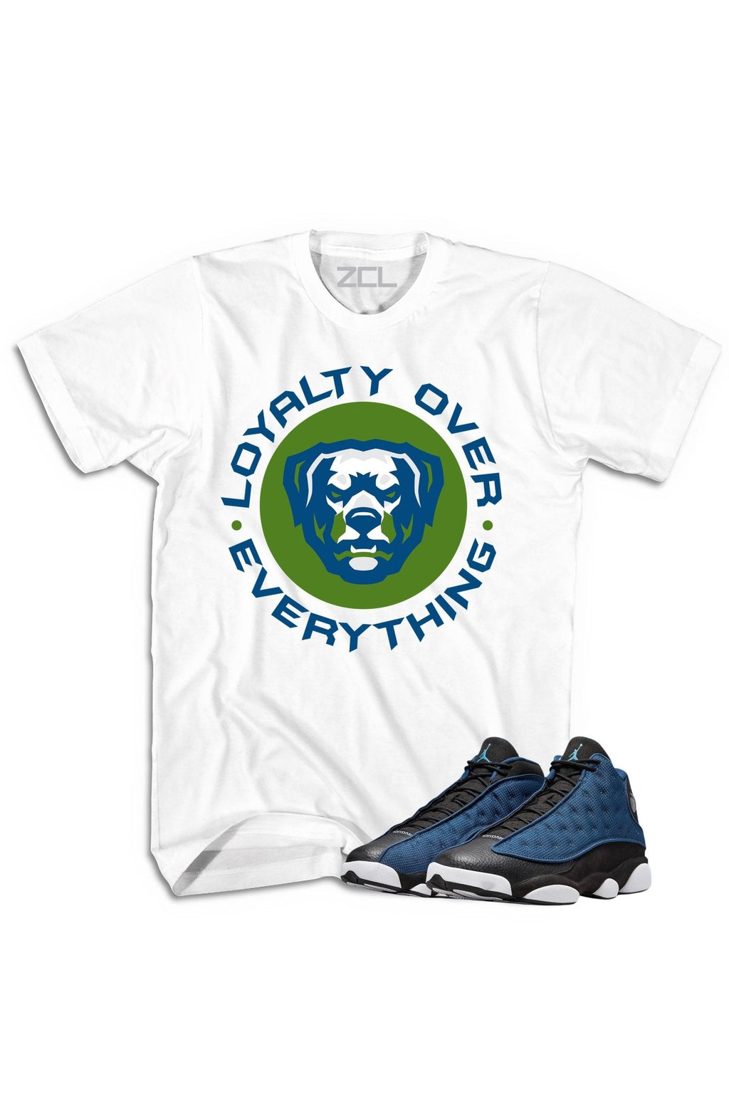 Air Jordan 13 "Loyalty Over Everything" Tee Brave Blue
