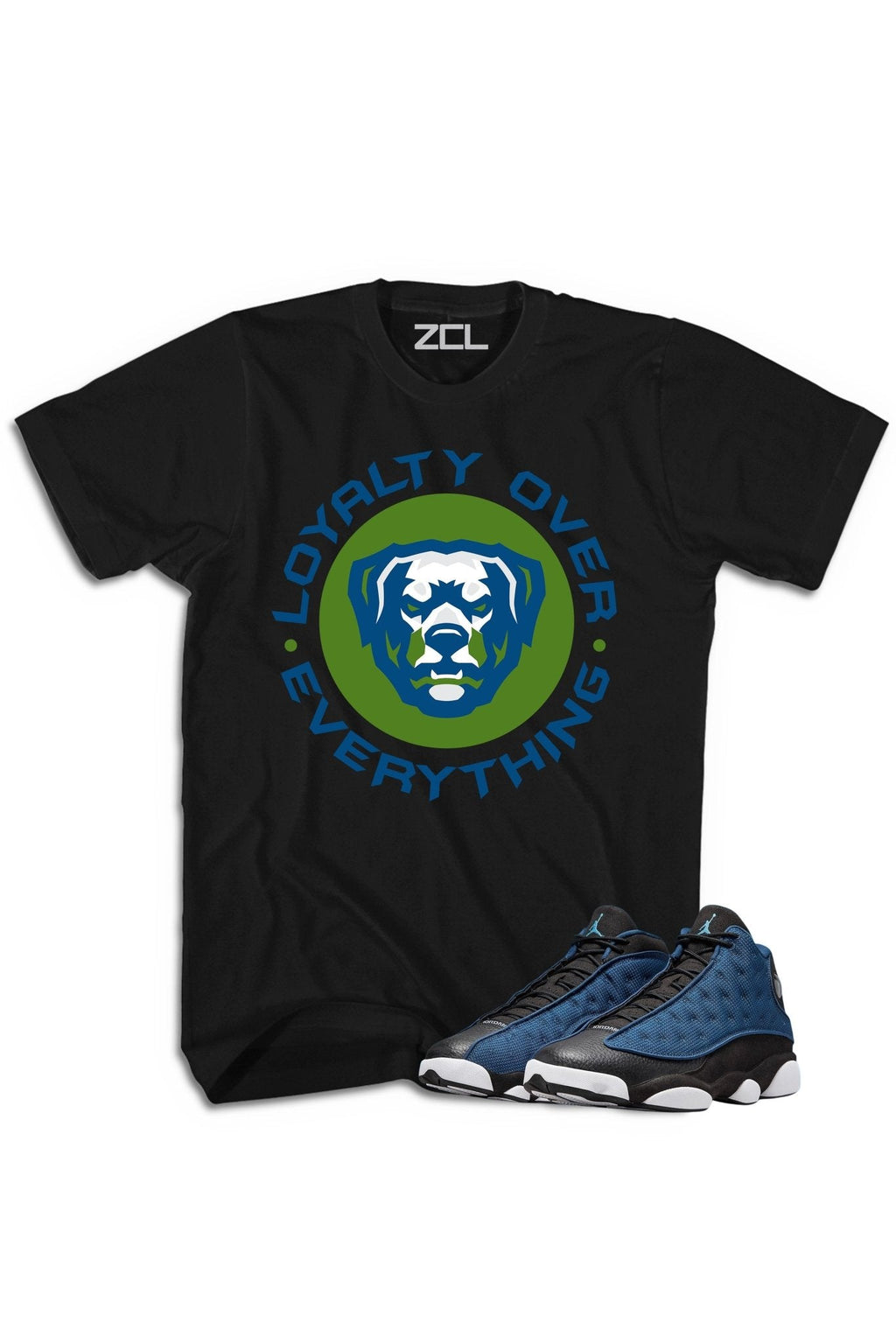 Air Jordan 13 "Loyalty Over Everything" Tee Brave Blue