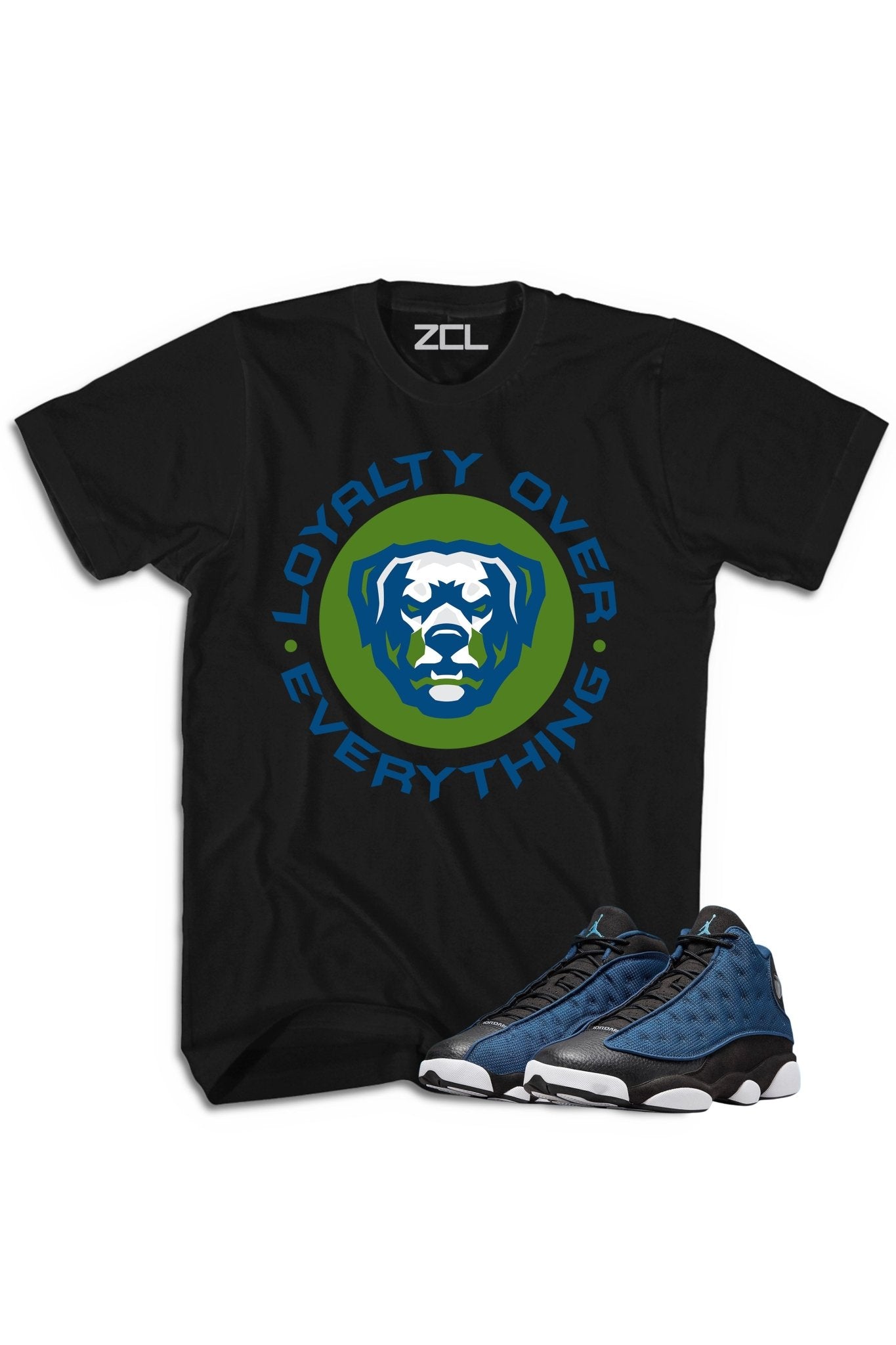 Air Jordan 13 "Loyalty Over Everything" Tee Brave Blue