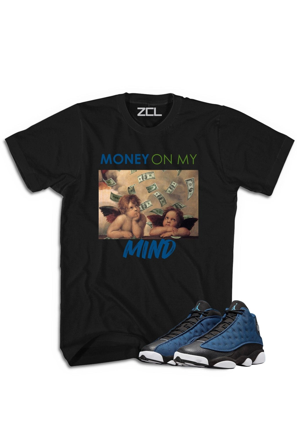 Air Jordan 13 "Money On My Mind" Tee Brave Blue