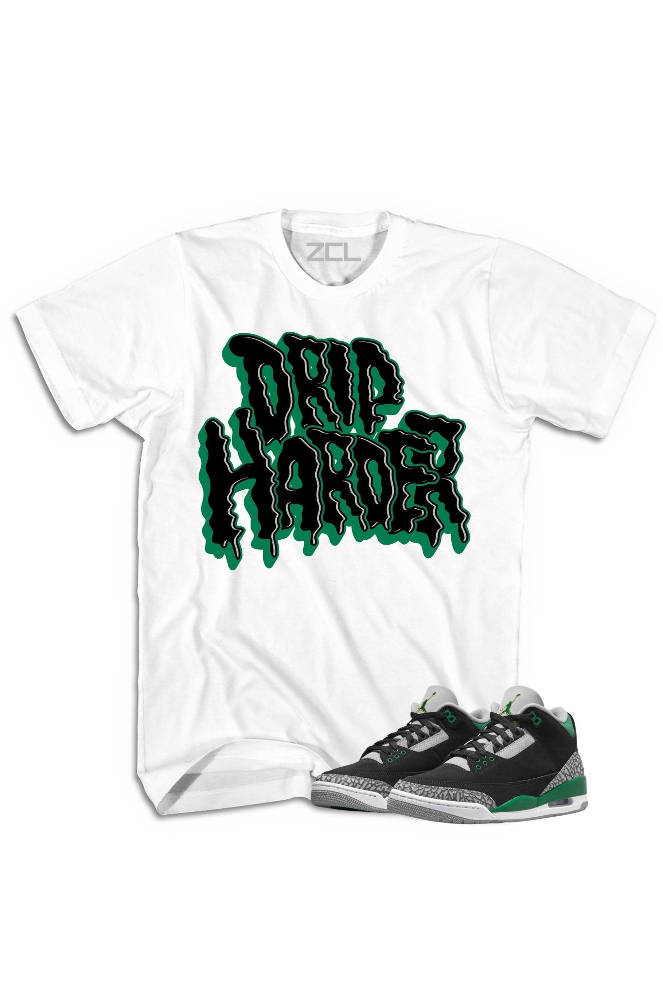 Air Jordan 3 "Drip Harder" Tee Pine Green