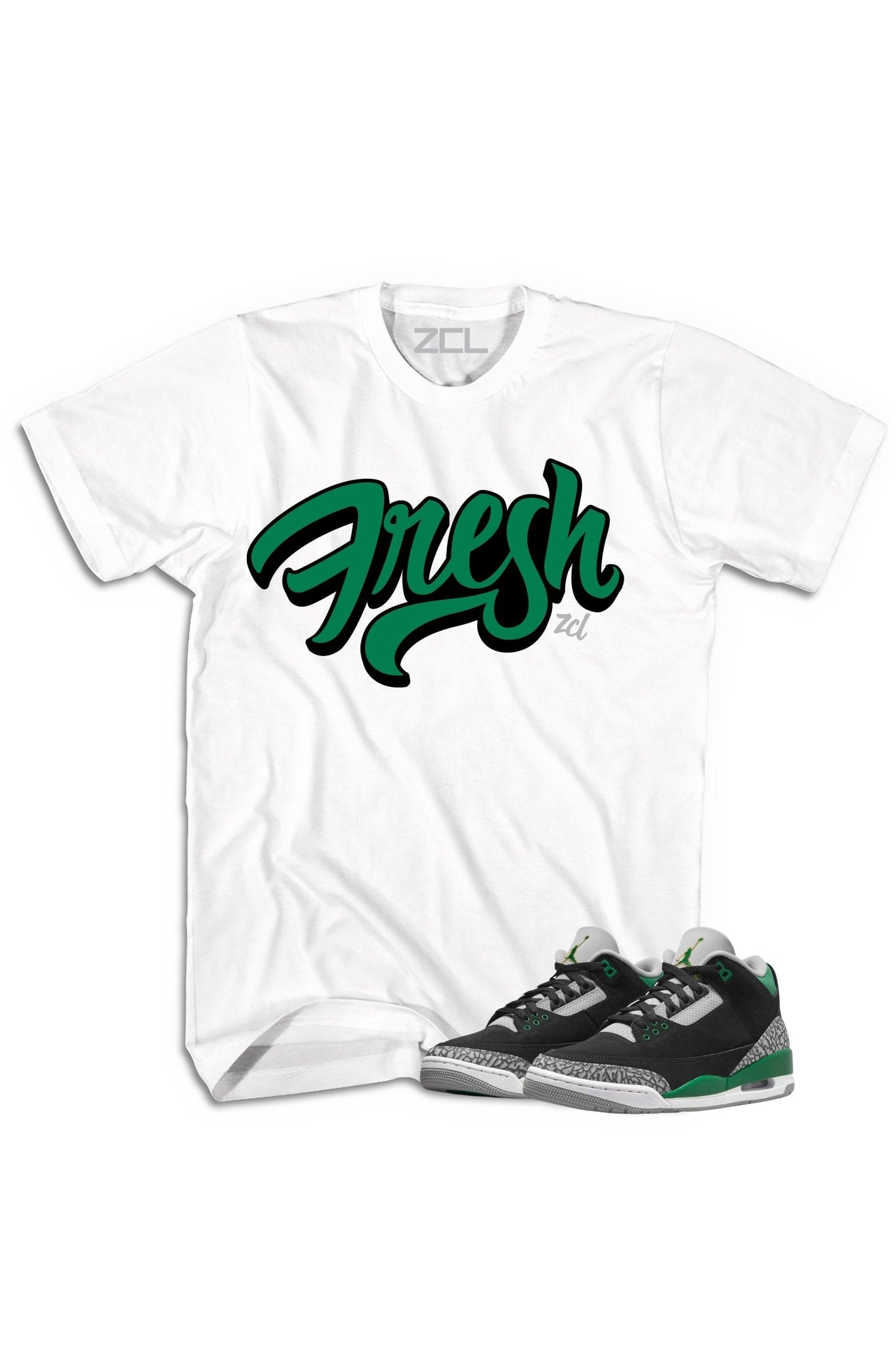 Air Jordan 3 "Fresh" Tee Pine Green