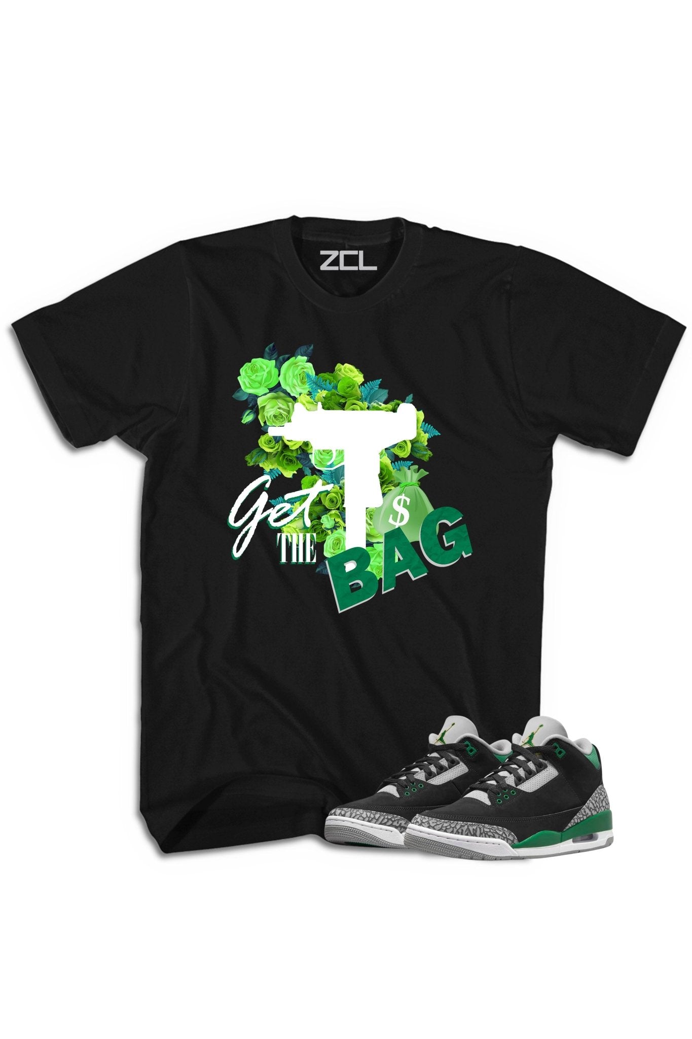 Air Jordan 3 "Get The Bag" Tee Pine Green