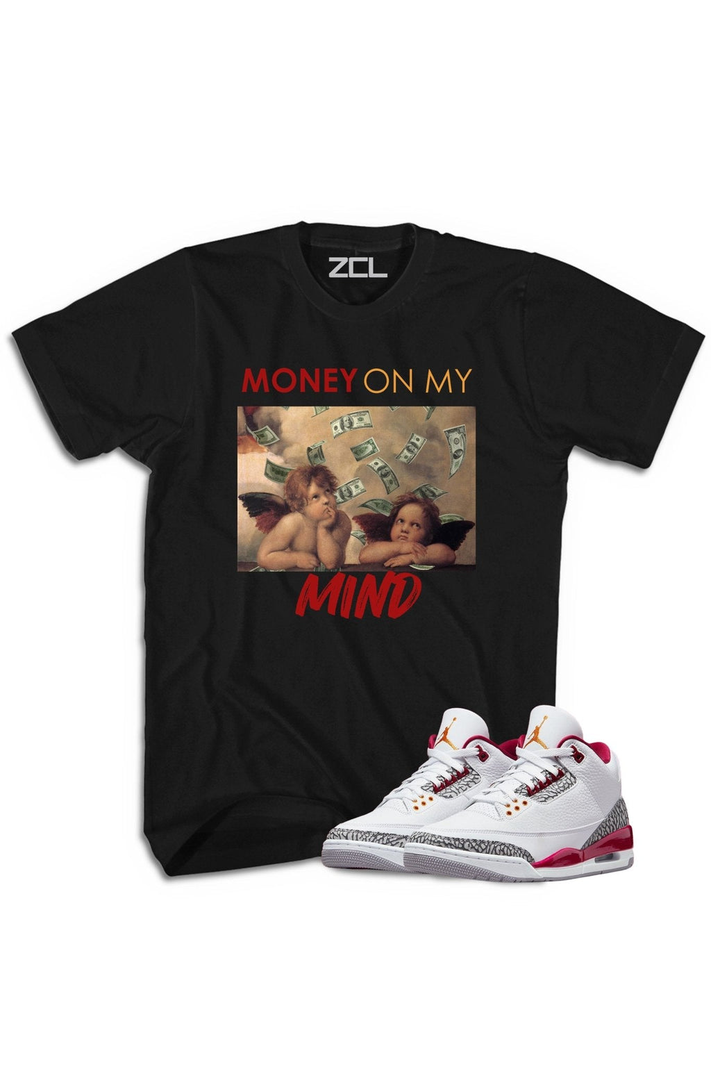 Air Jordan 3 "Money On My Mind" Tee Cardinal Red