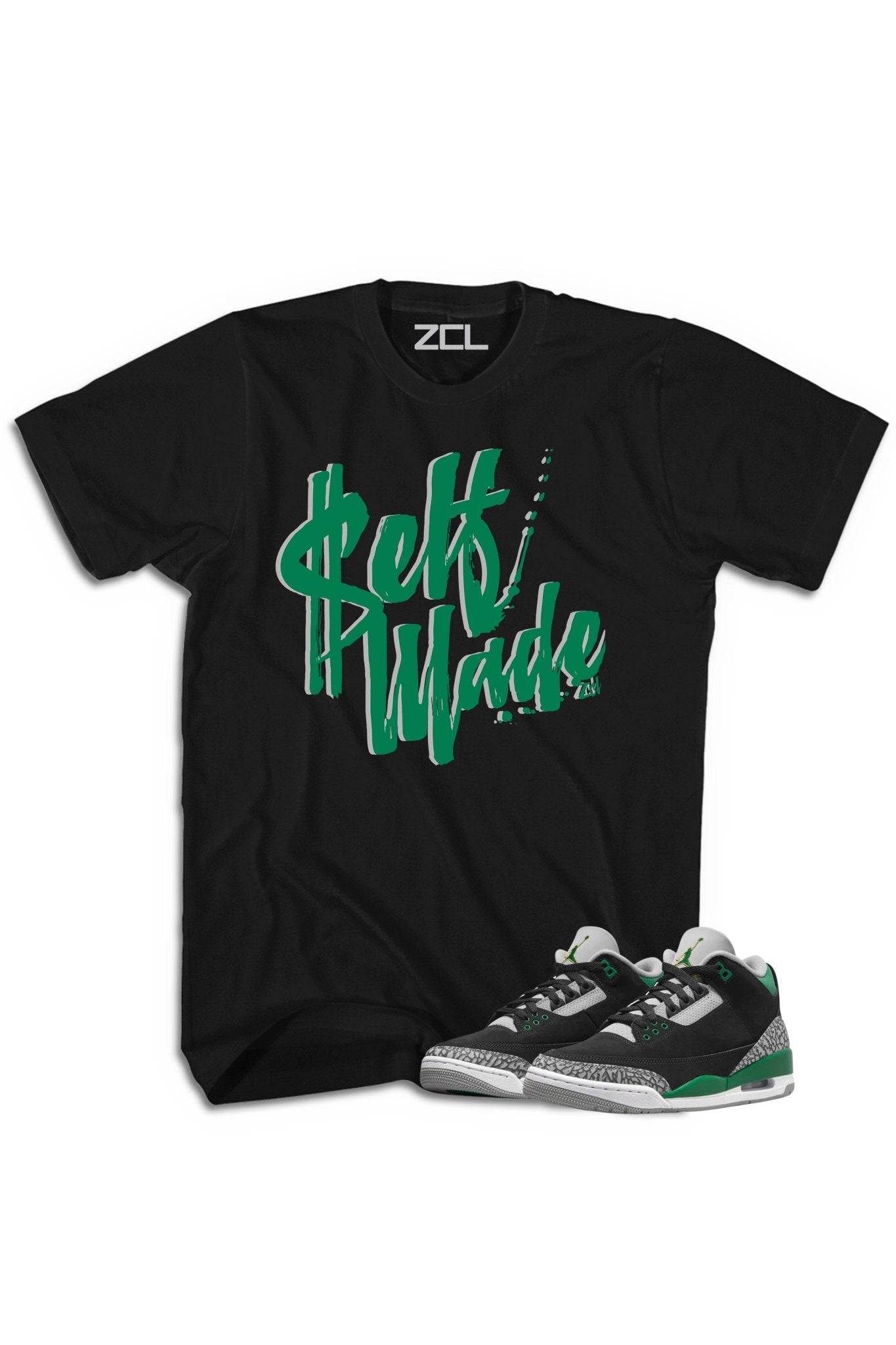 Air Jordan 3 "Self Made" Tee Pine Green