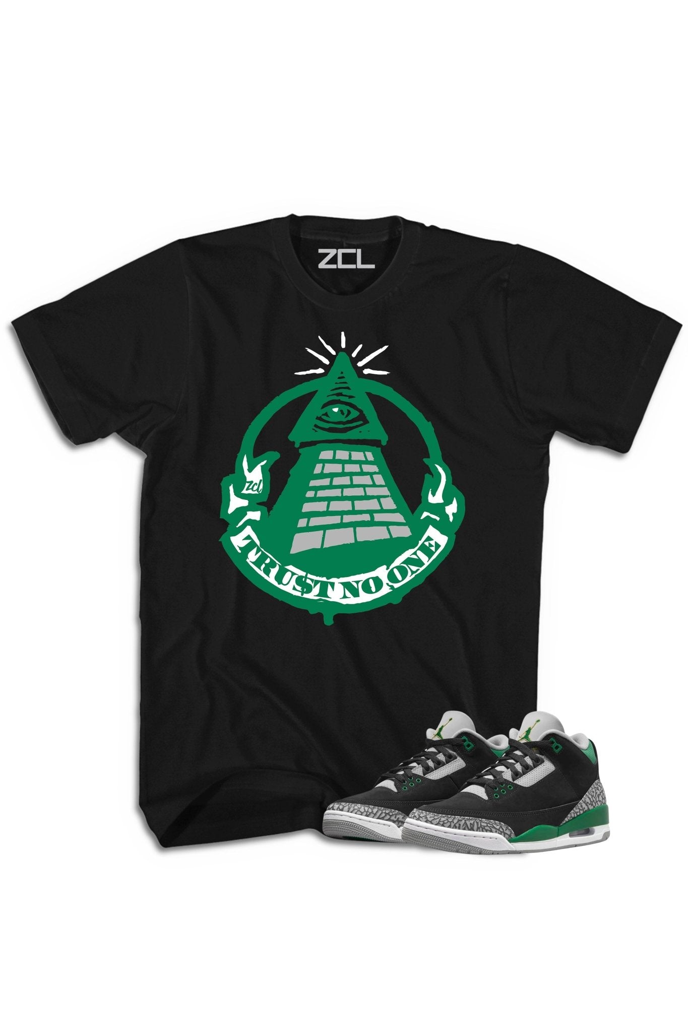 Air Jordan 3 "Trust No One" Tee Pine Green