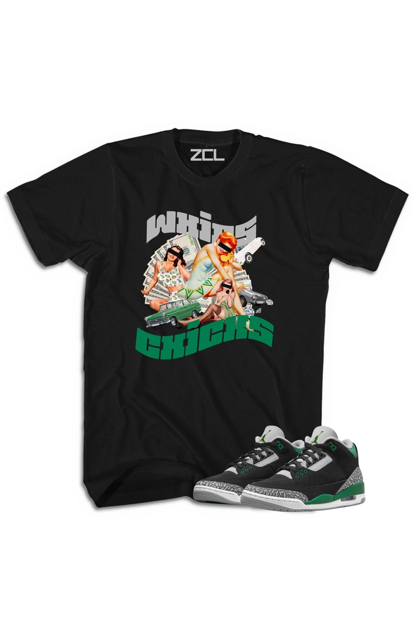 Air Jordan 3 "Whips & Chicks" Tee Pine Green