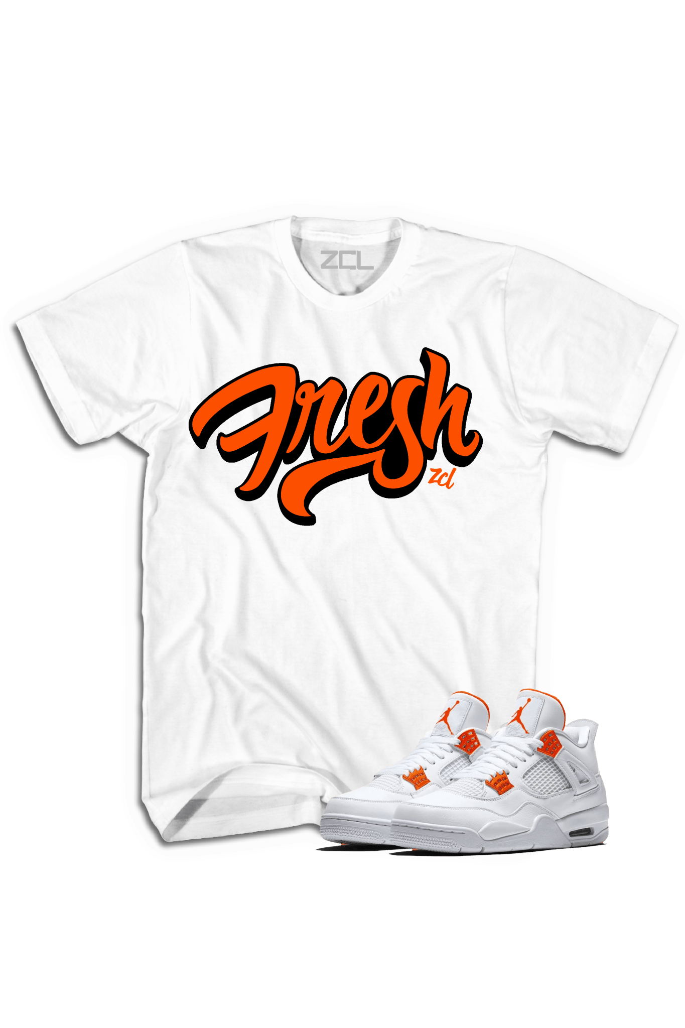 Air Jordan 4 "Fresh" Tee (Metallic Orange)