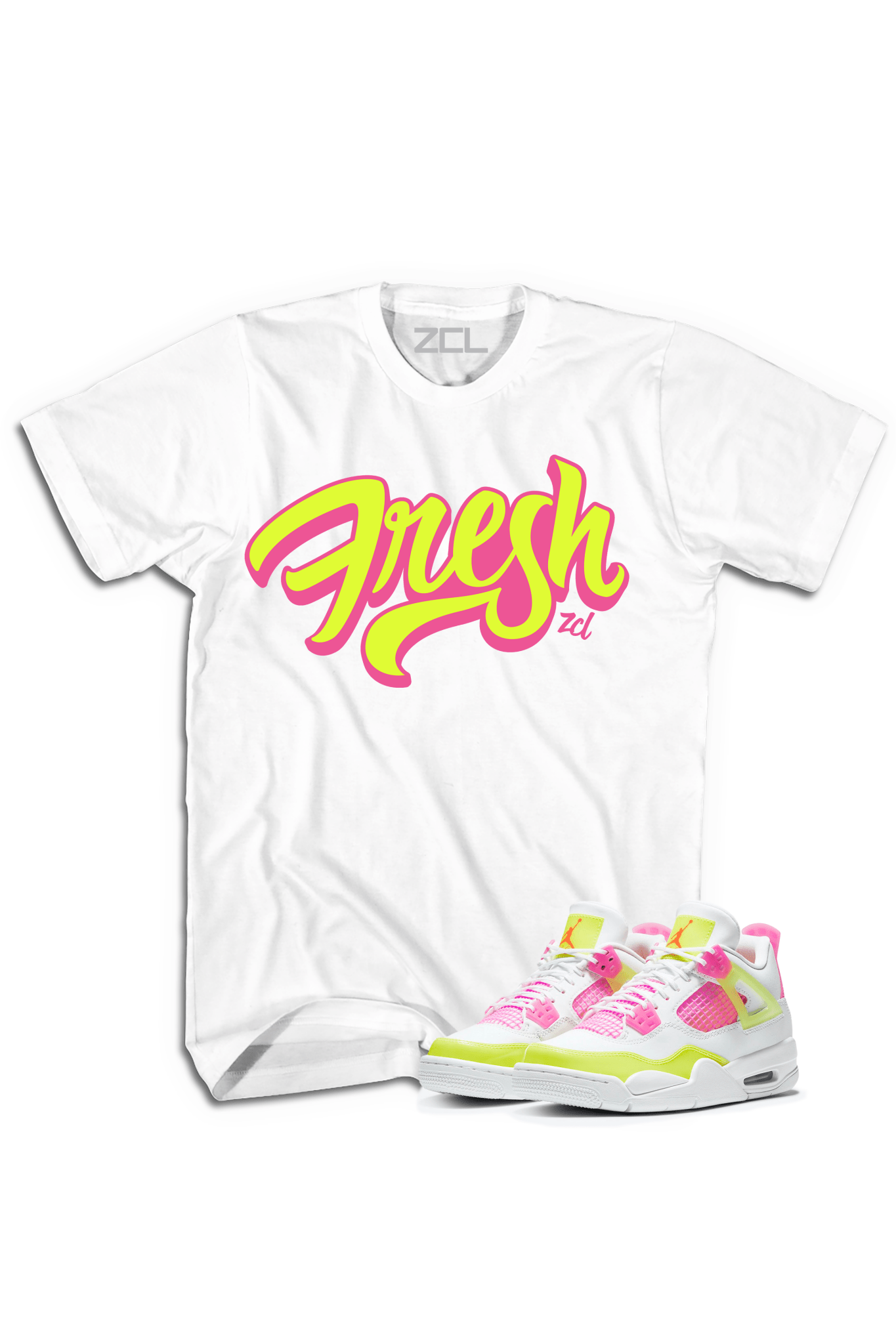 Air Jordan 4 GS "Fresh" Tee (Lemon Venom)