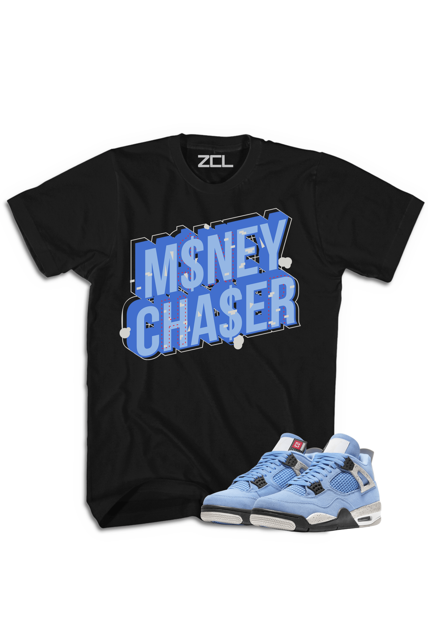 Air Jordan 4 SE "Money Chaser" Tee (University Blue)