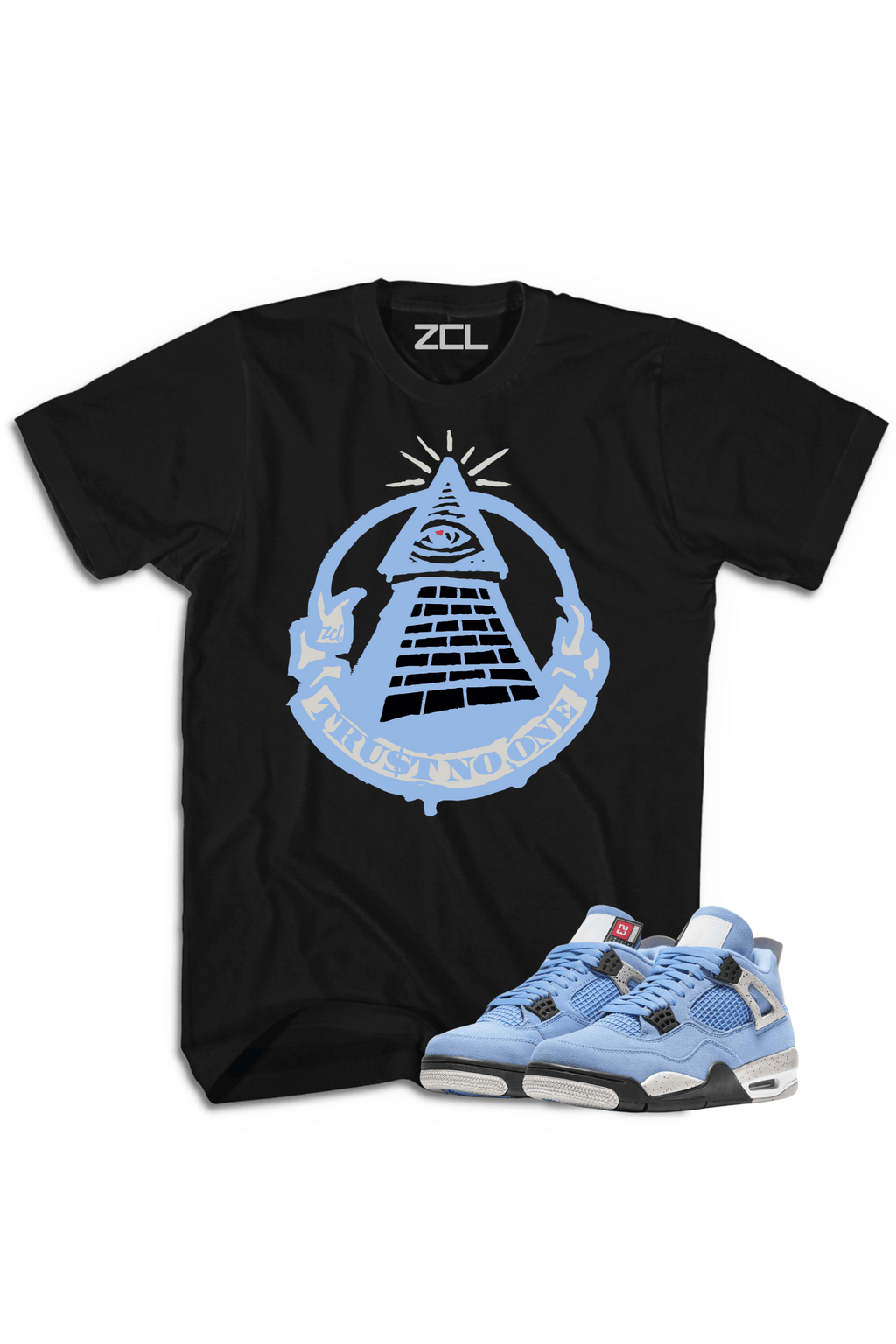 Air Jordan 4 SE "Trust No One" Tee (University Blue)