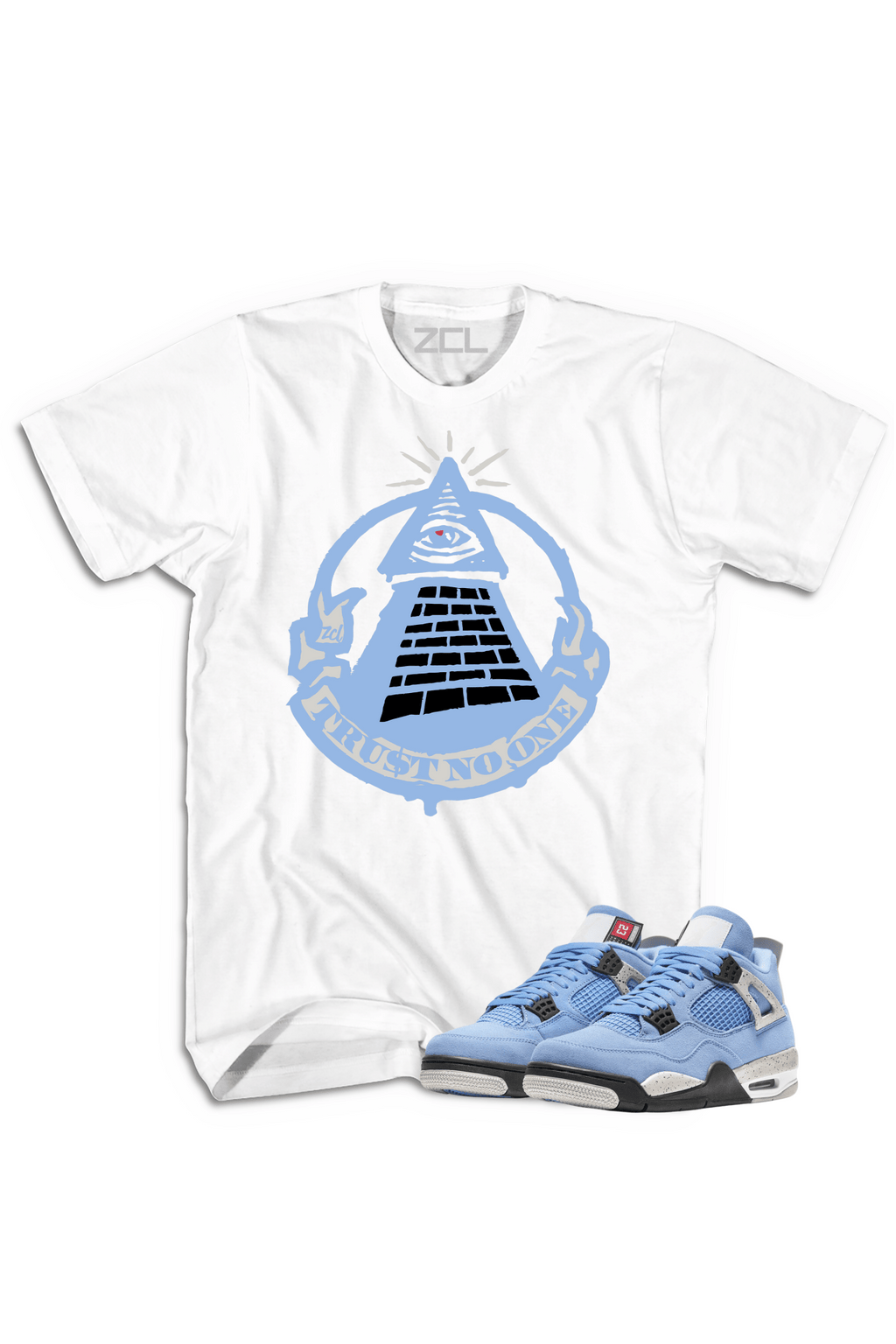 Air Jordan 4 SE "Trust No One" Tee (University Blue)