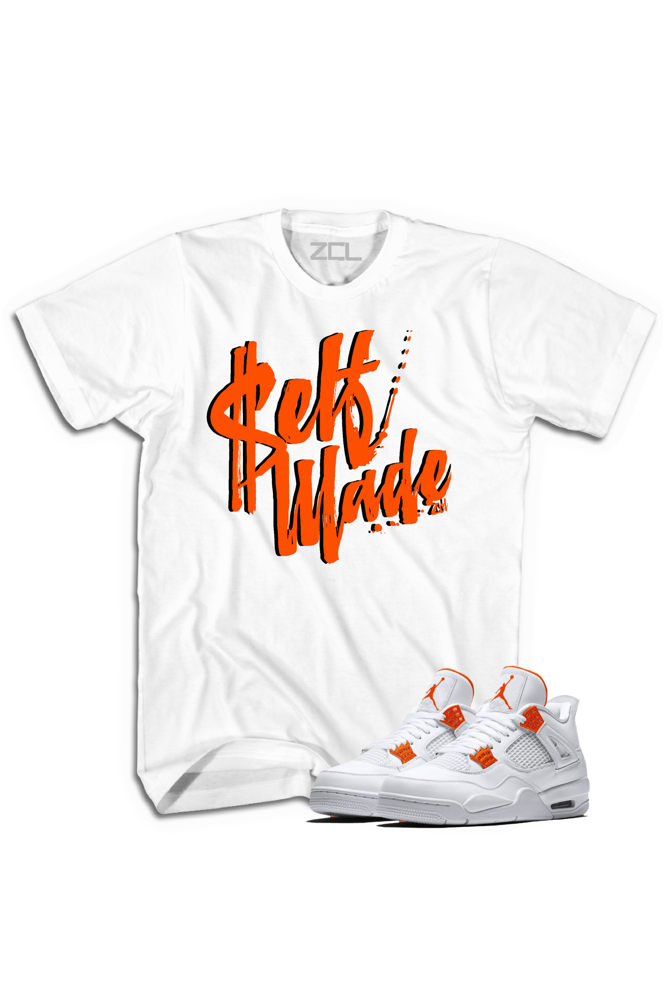 Air Jordan 4 "Self Made" Tee (Metallic Orange)