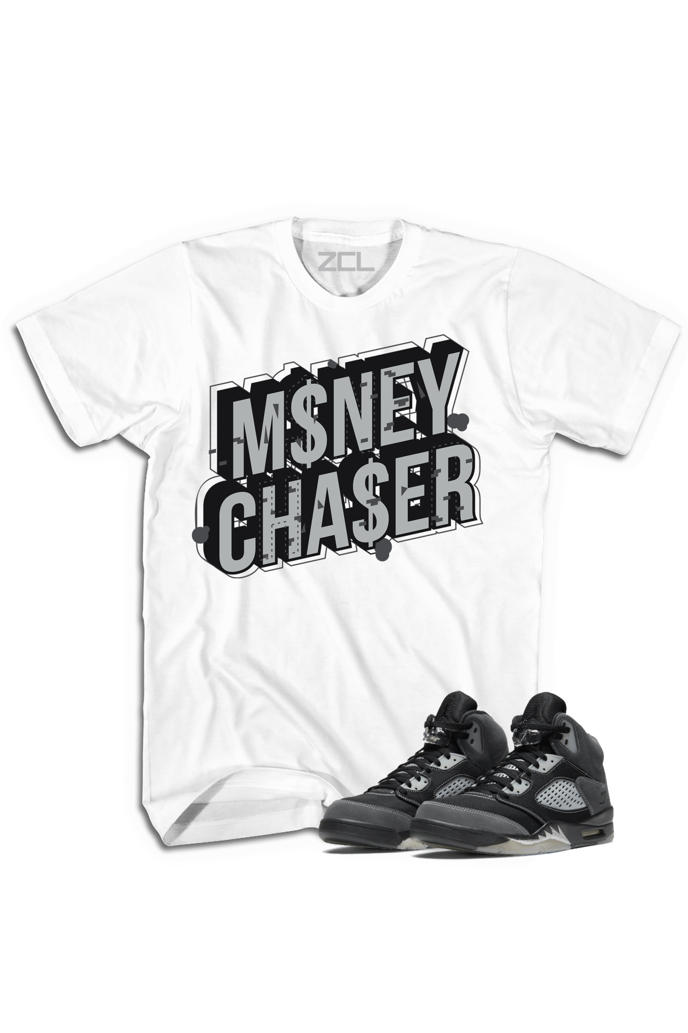 Air Jordan 5 "Money Chaser" Tee (Anthracite)