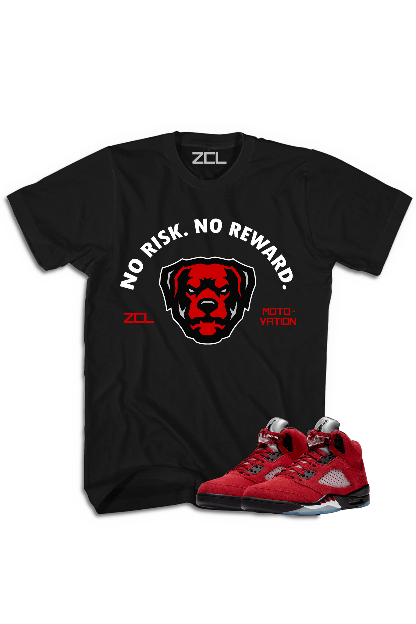 Air Jordan 5 Retro "No Risk No Reward" Tee (Raging Bull)