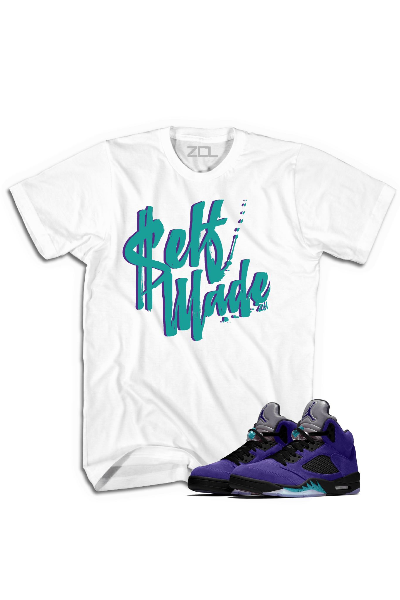 Air Jordan 5 Retro "Self Made" Tee (Purple Grape)