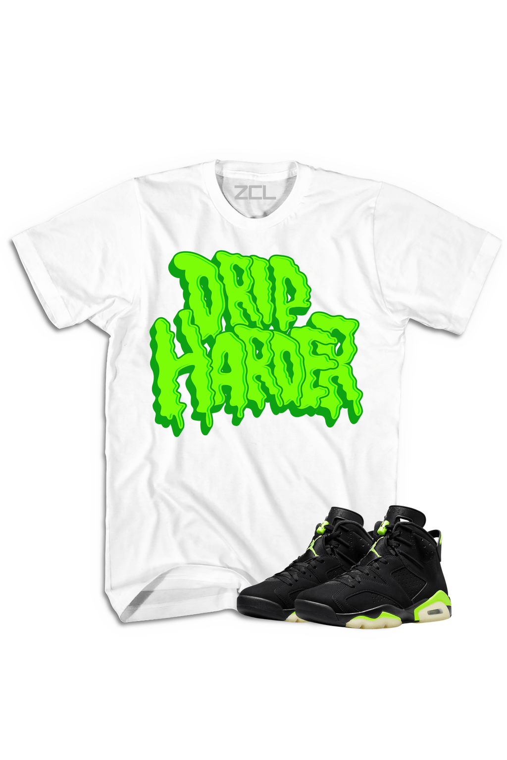 Air Jordan 6 "Drip Harder" Tee (Electric Green)