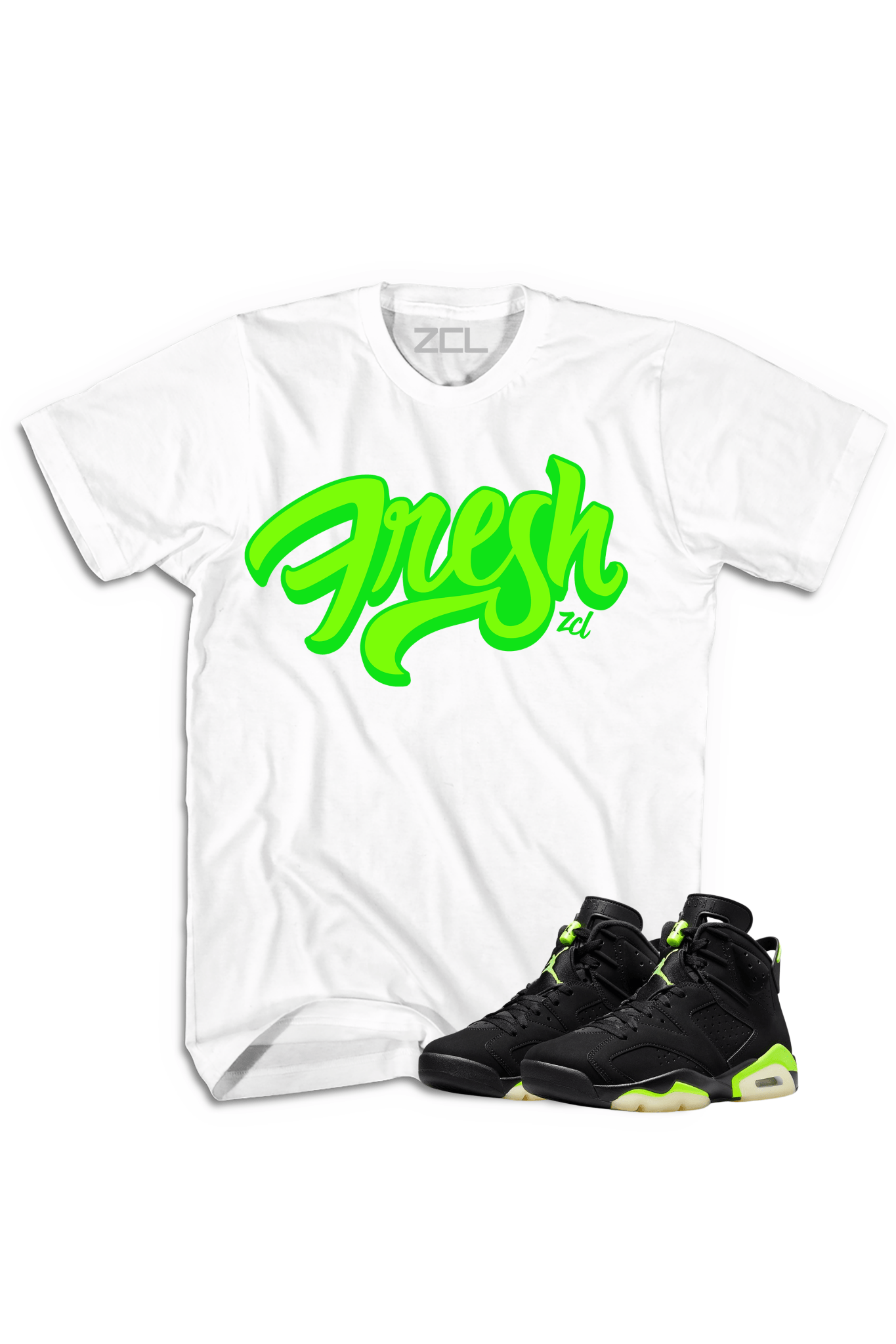 Air Jordan 6 "Fresh" Tee (Electric Green)