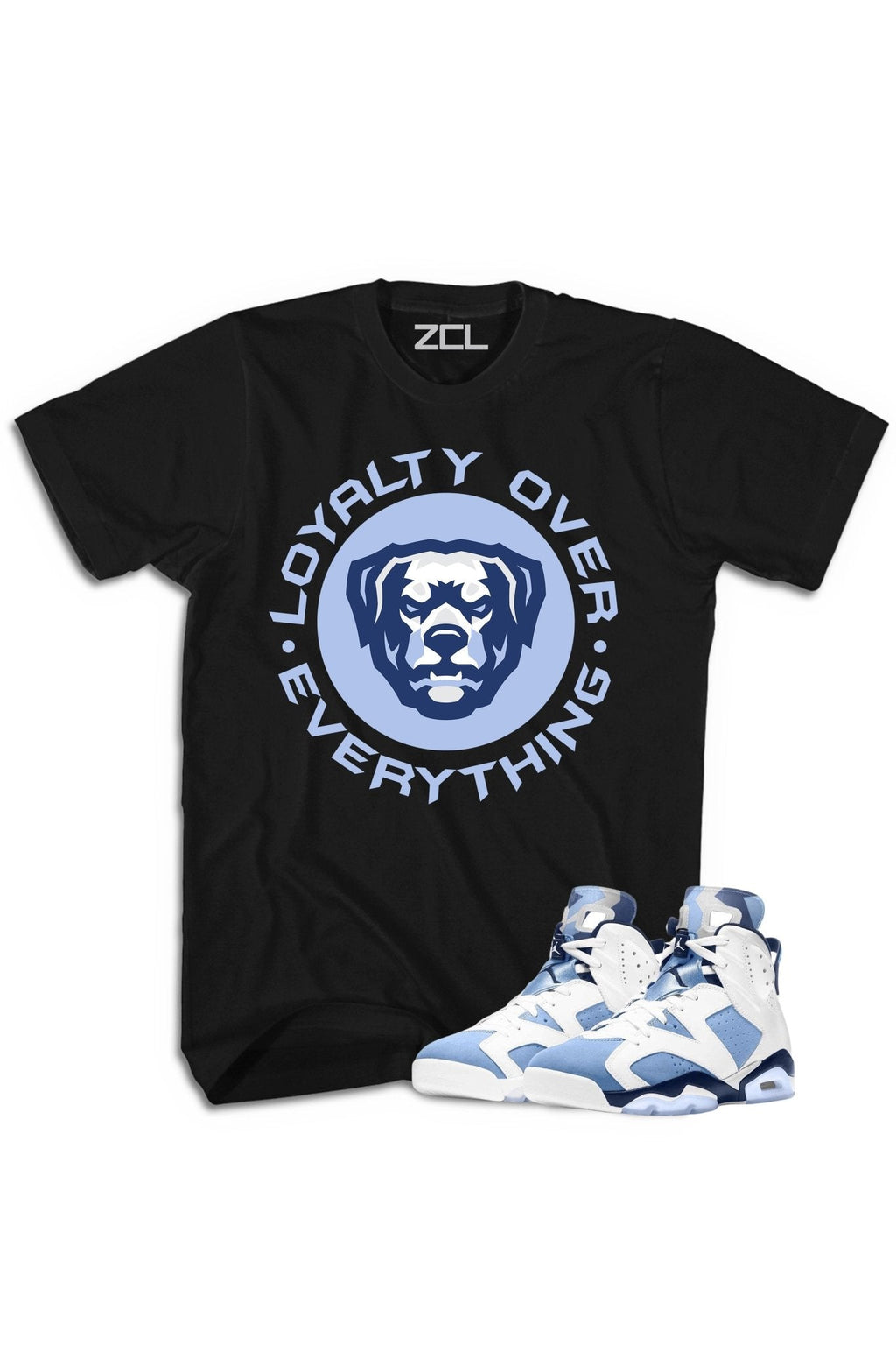 Air Jordan 6 "Loyalty Over Everything" Tee UNC White