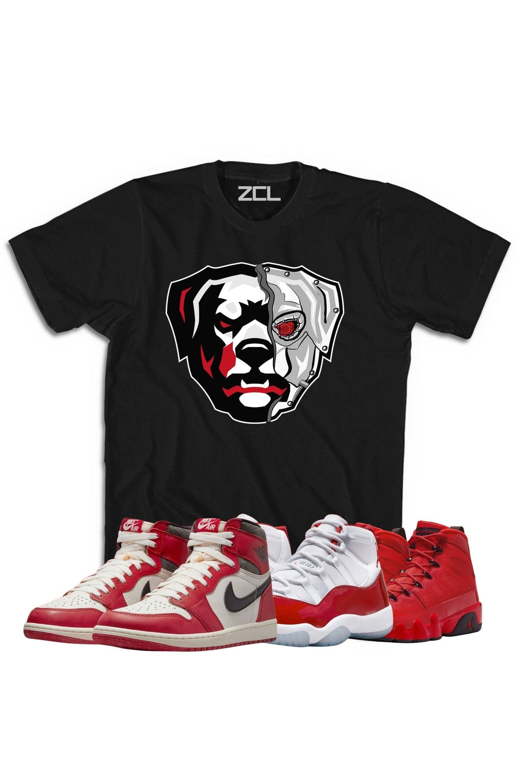 Air Jordan "Hov Cyborg" Tee Lost & Found - Cherry Red