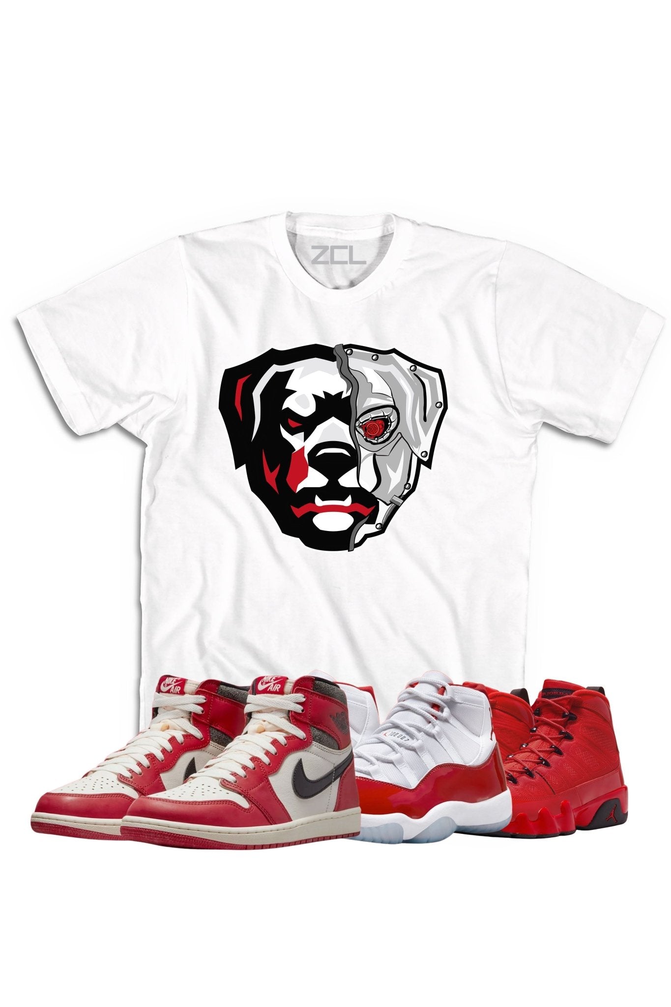 Air Jordan "Hov Cyborg" Tee Lost & Found - Cherry Red