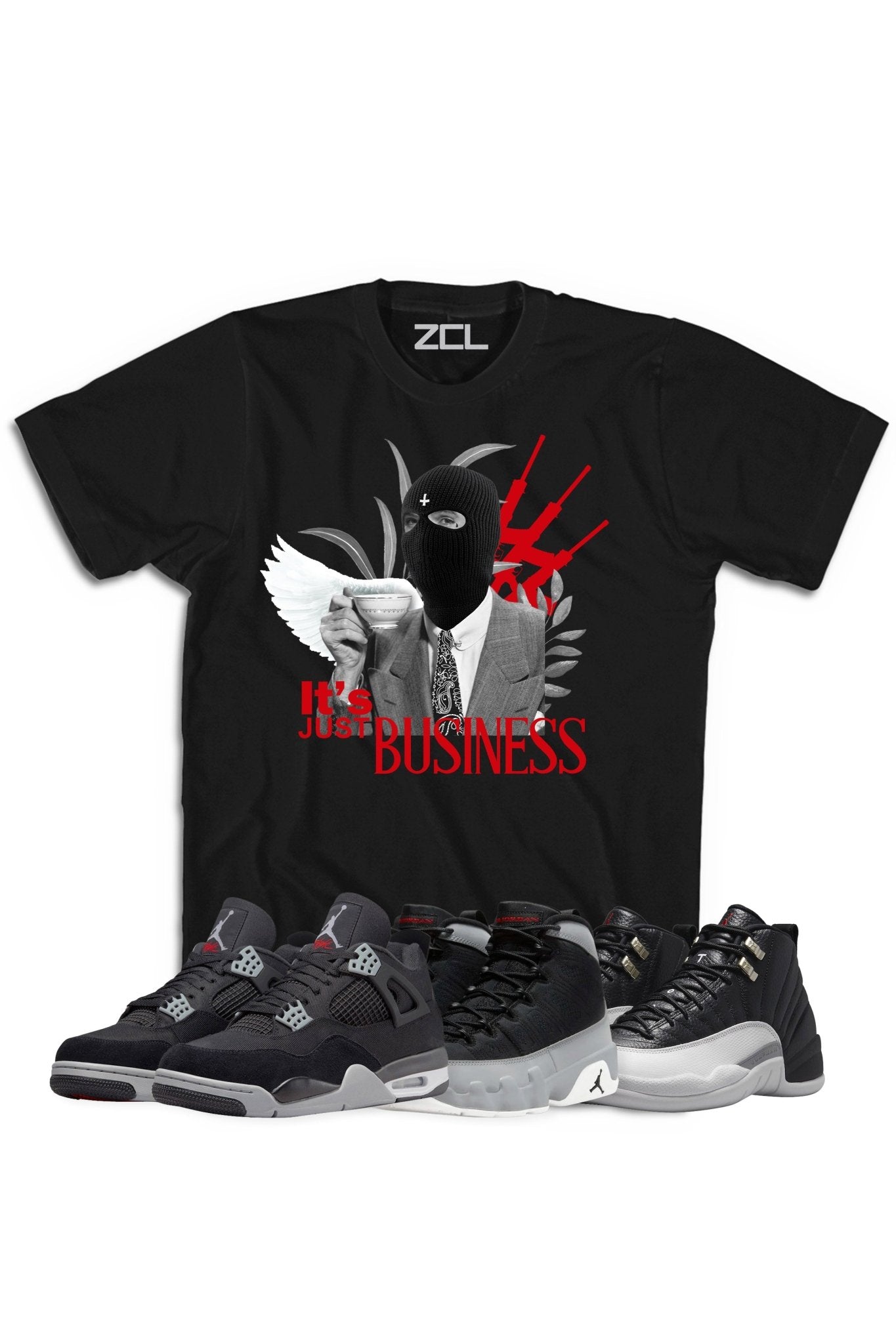 Air Jordan "It's Just Business" Tee Black Canvas