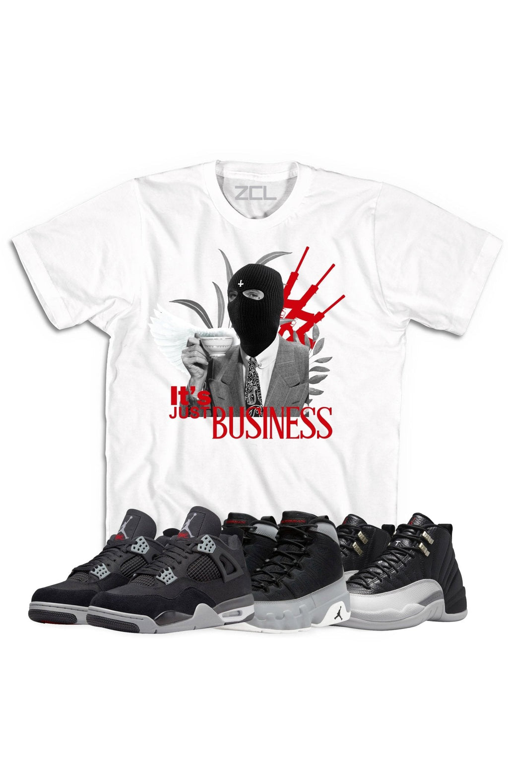 Air Jordan "It's Just Business" Tee Black Canvas