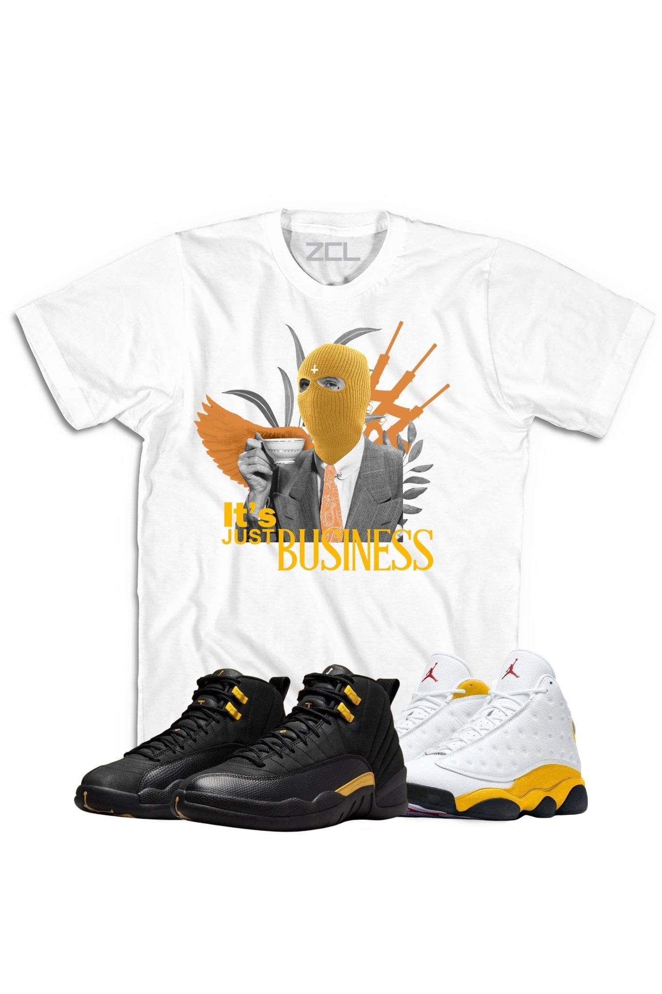 Air Jordan "It's Just Business" Tee Black Taxi / Del Sol