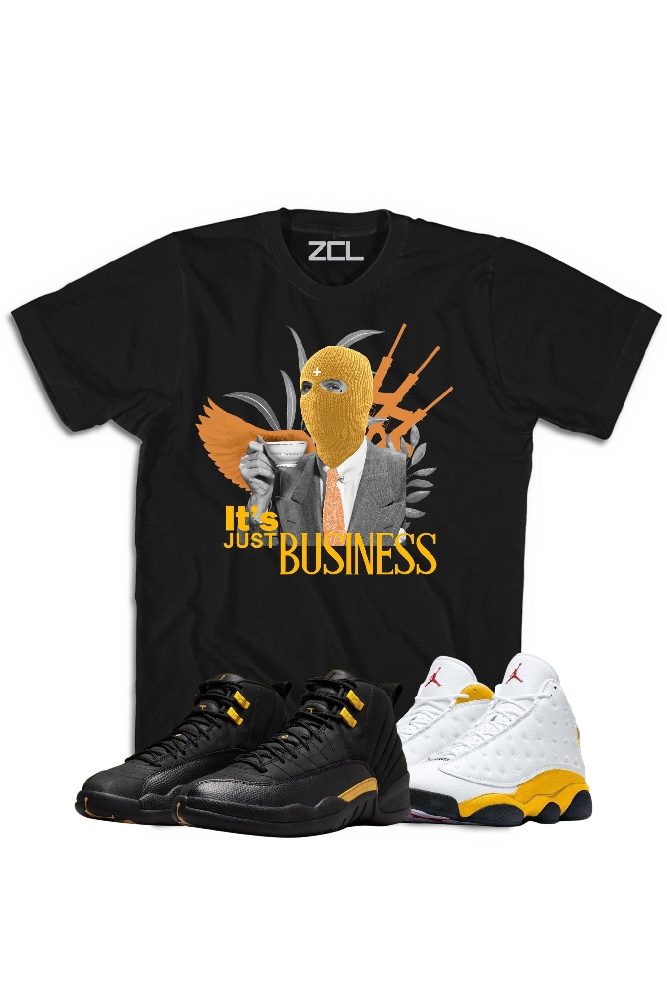 Air Jordan "It's Just Business" Tee Black Taxi / Del Sol