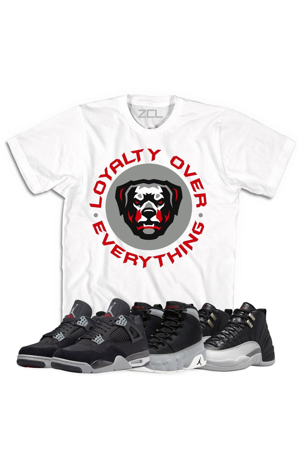 Air Jordan "Loyalty Over Everything" Tee Black Canvas