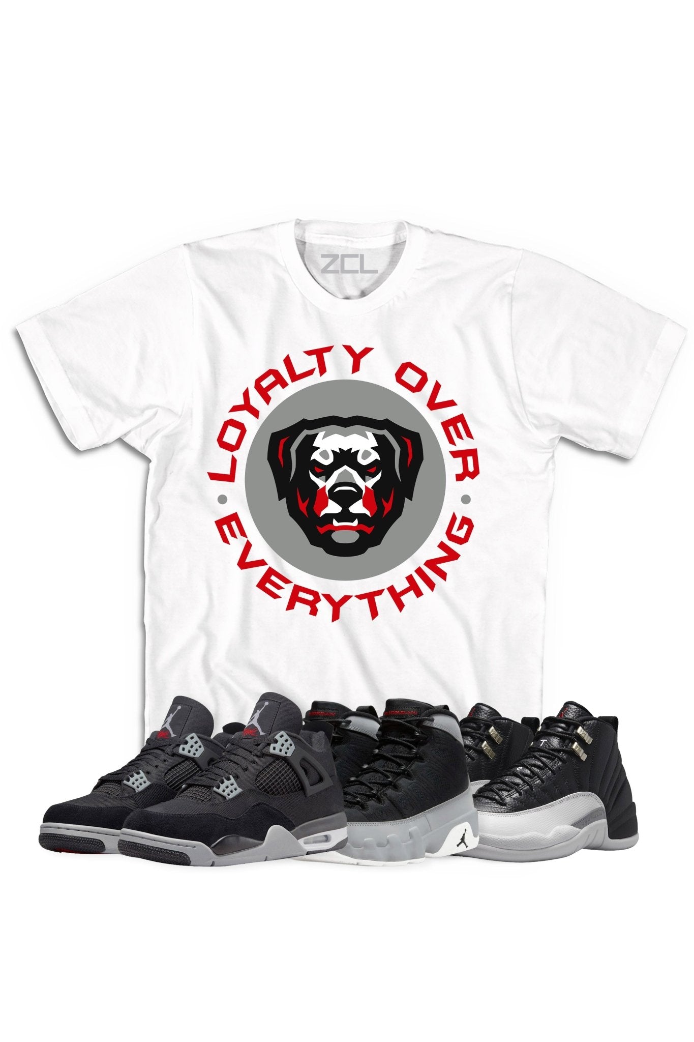 Air Jordan "Loyalty Over Everything" Tee Black Canvas