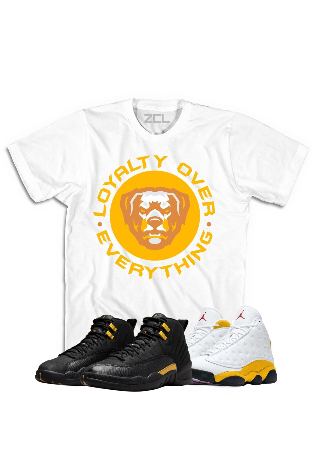 Air Jordan "Loyalty Over Everything Tee Black Taxi / Del Sol