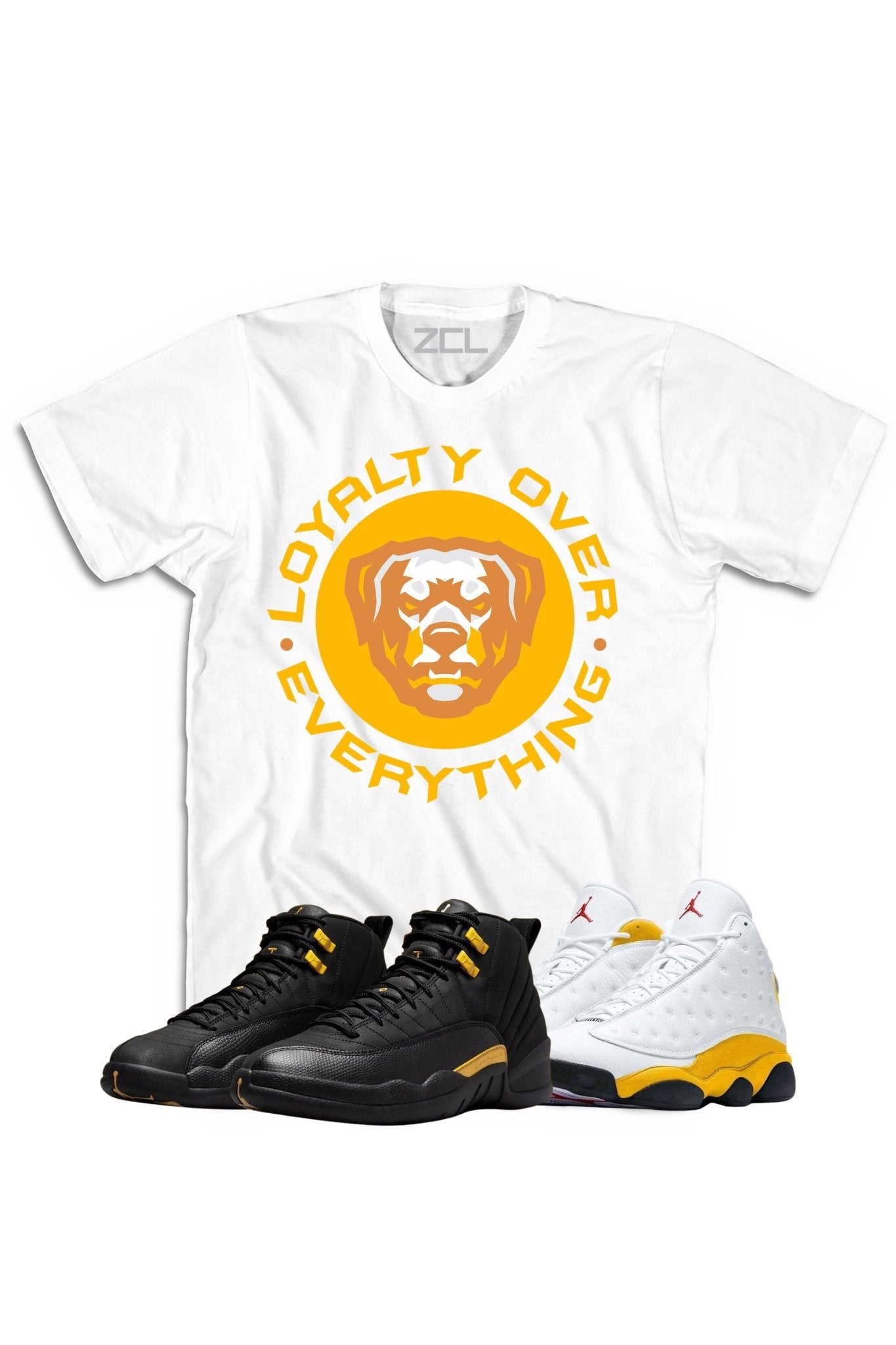 Air Jordan "Loyalty Over Everything Tee Black Taxi / Del Sol