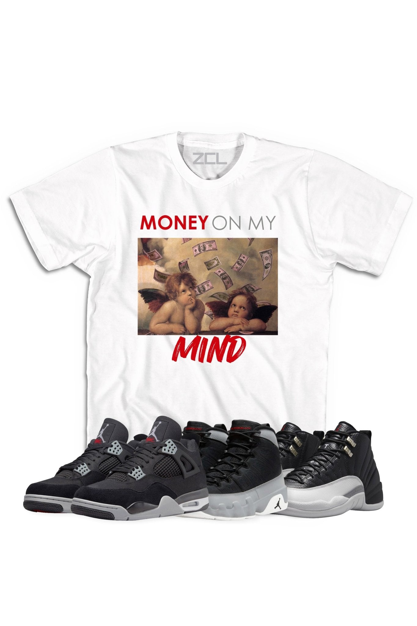 Air Jordan "Money On My Mind" Tee Black Canvas