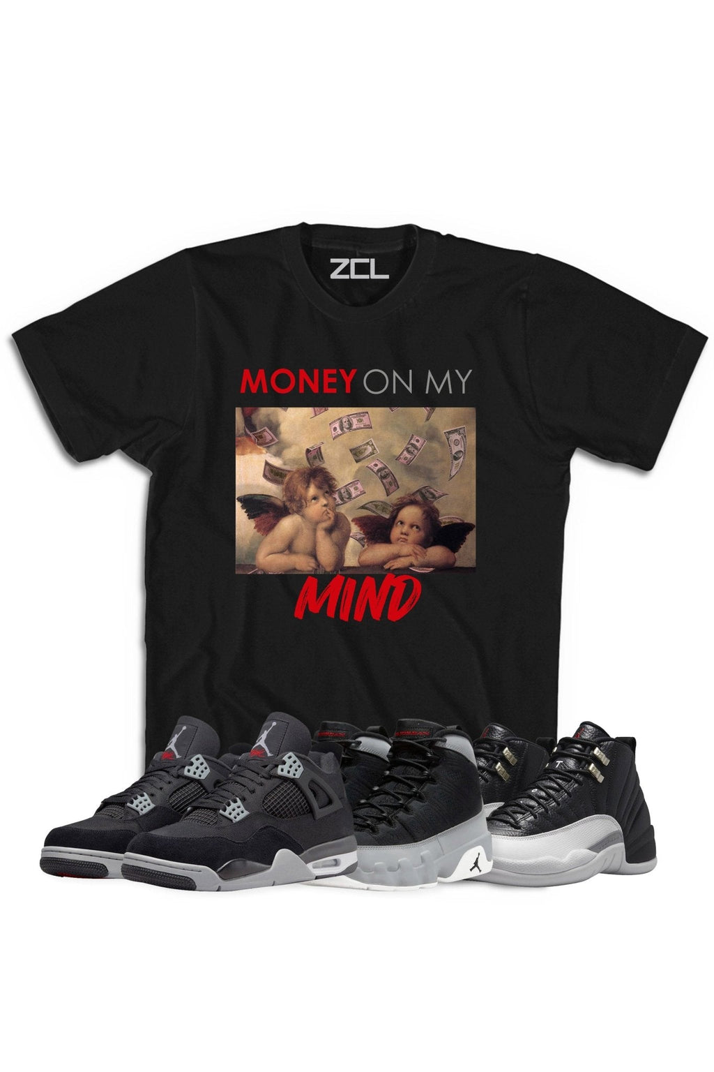 Air Jordan "Money On My Mind" Tee Black Canvas