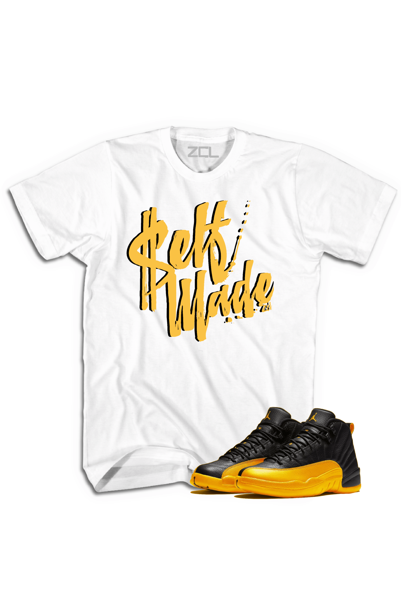 Air Jordan Retro 12 "Self Made" Tee (University Gold)