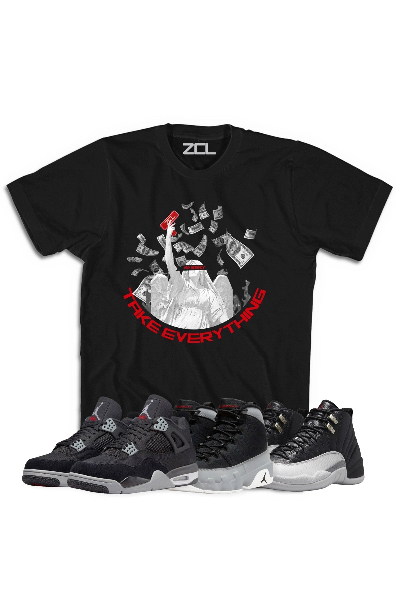 Air Jordan "Take Everything" Tee Black Canvas