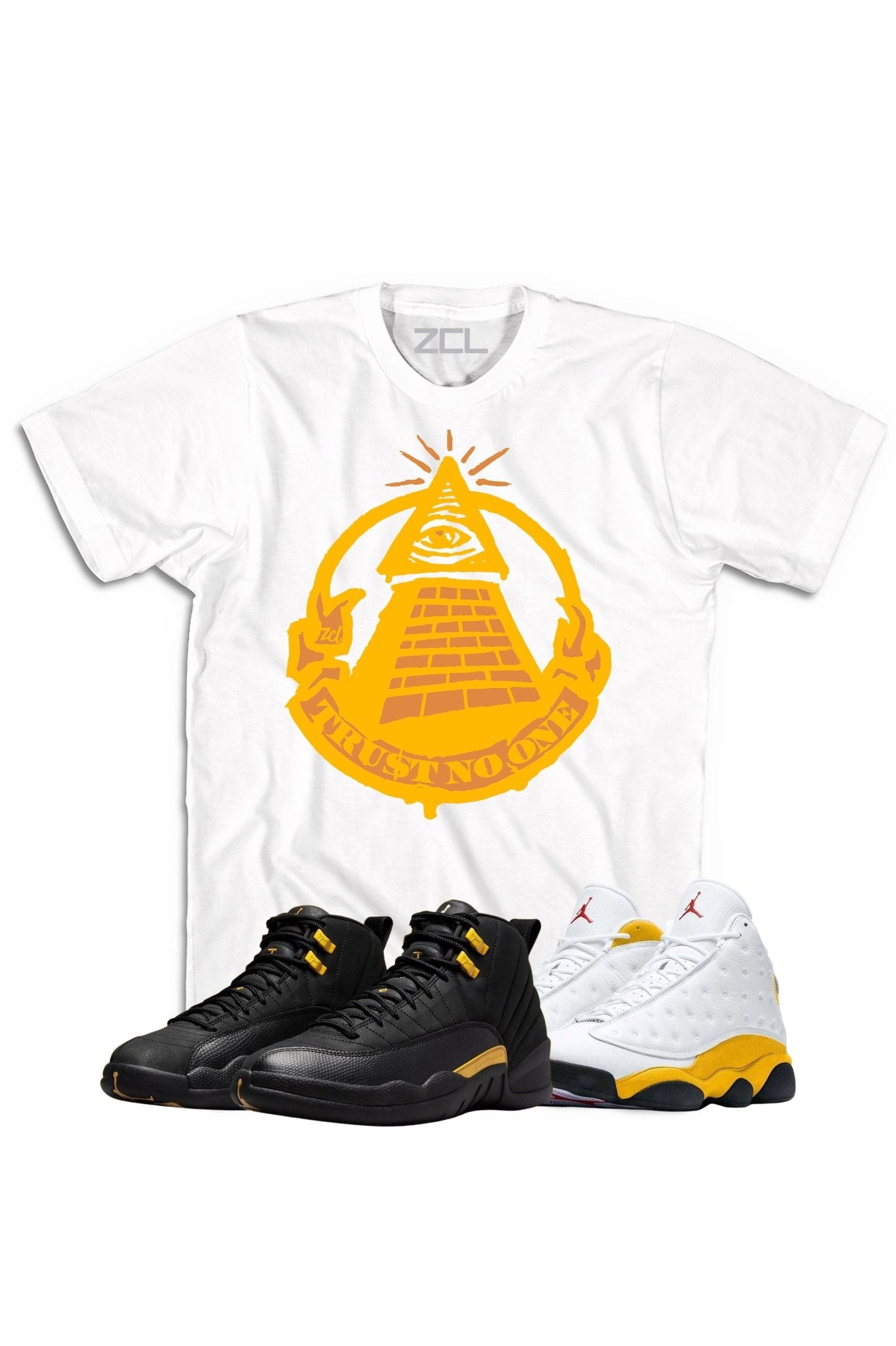 Air Jordan "Trust No One" Tee Black Taxi /Del Sol