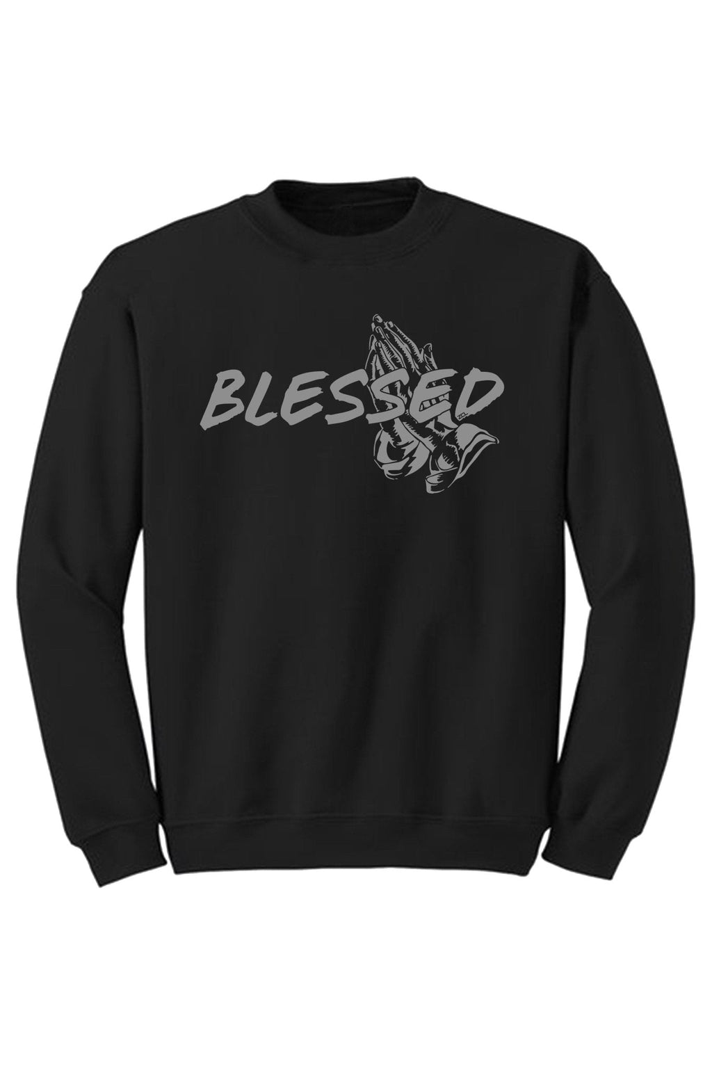 Blessed Crewneck Sweatshirt (Grey Logo)